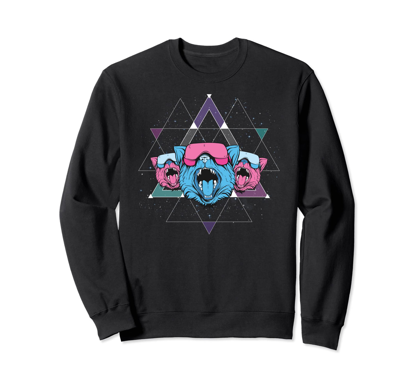 80S 90S Aesthetic Vaporwave Space Sweatshirt - Minimalist Print for Adults - T-Shirt, Sweatshirt, Hoodie