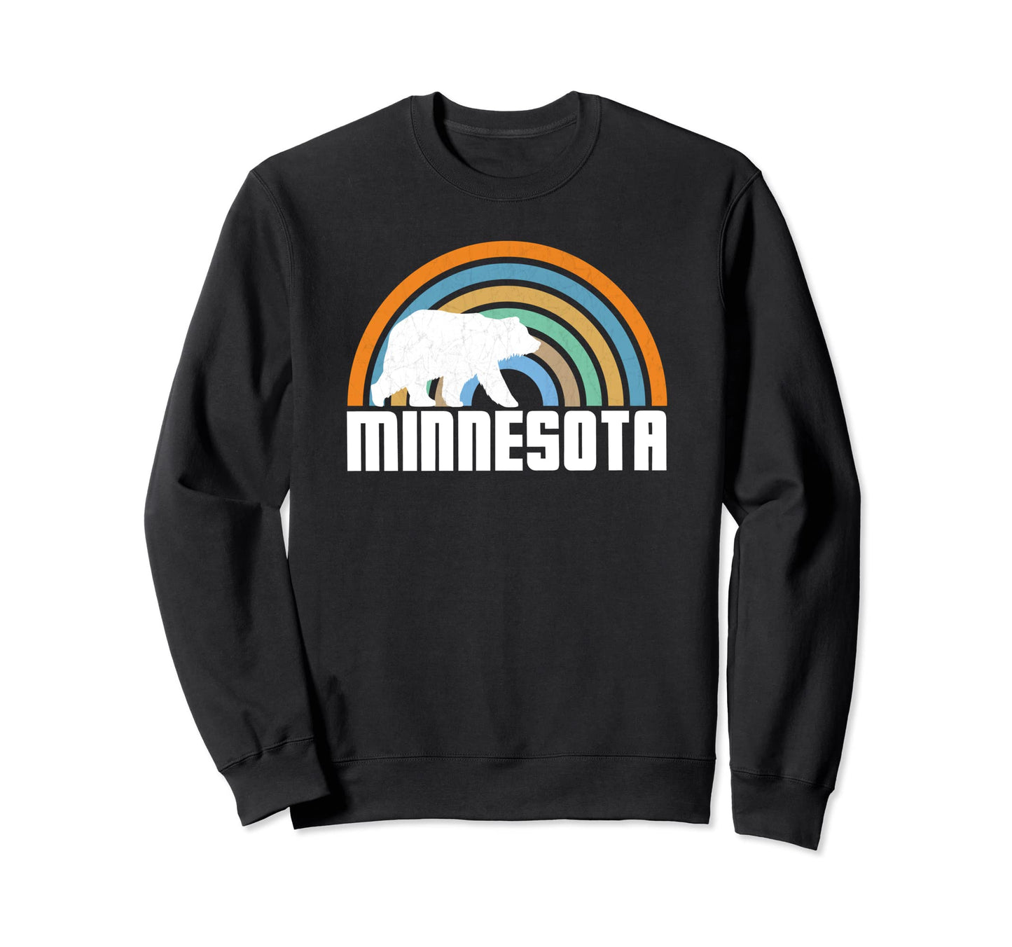 Minnesota Rainbow Bear Minnesota Sweatshirt - Streetwear Style Men Women - T-Shirt, Sweatshirt, Hoodie
