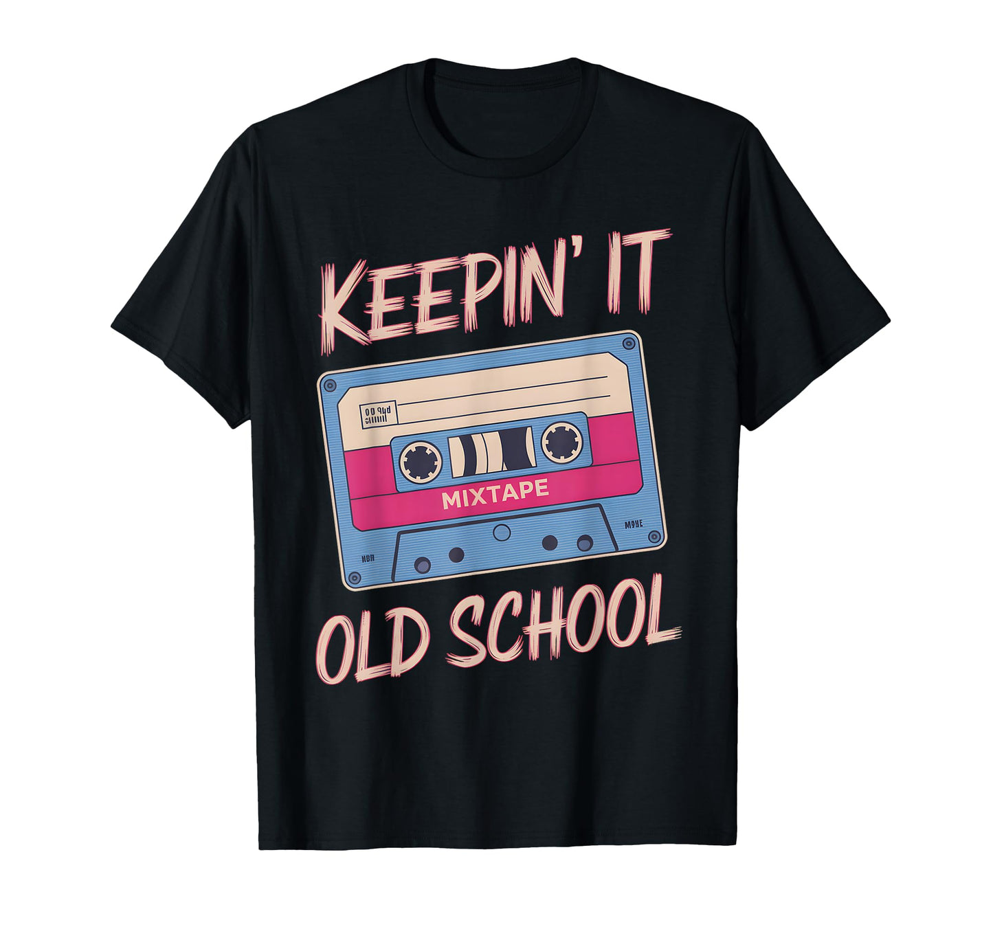 Old School Hip Hop 80S 90S Cassette Tape T-Shirt - Trendy Graphic Unisex - T-Shirt, Sweatshirt, Hoodie