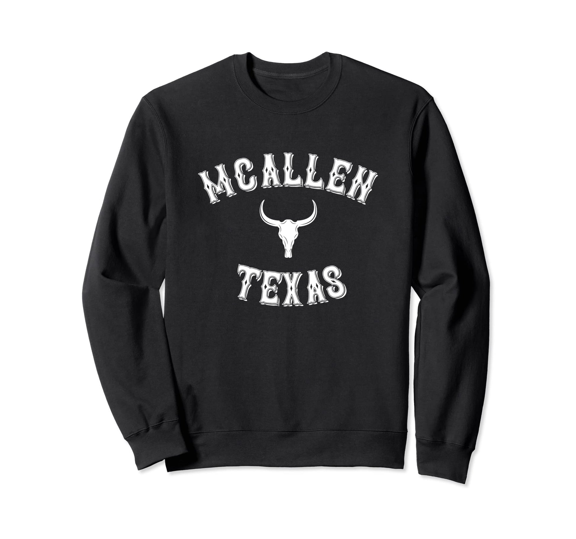 Mcallen Texas Western Cowboy Sweatshirt - Trendy Graphic for Adults - T-Shirt, Sweatshirt, Hoodie