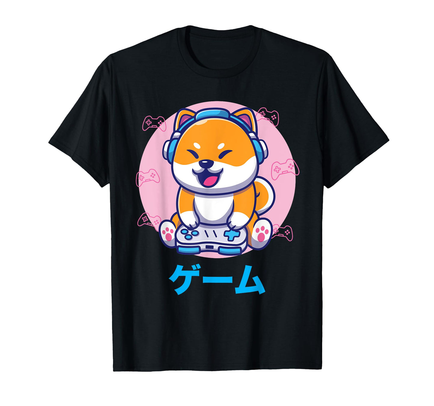Shiba Inu Video Gaming Vaporwave T-Shirt - Streetwear Style Men Women - T-Shirt, Sweatshirt, Hoodie