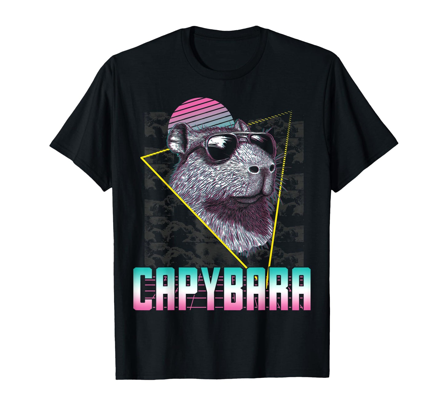 Capybara Capibara Sunglasses T-Shirt - Aesthetic Graphic for Adults - T-Shirt, Sweatshirt, Hoodie