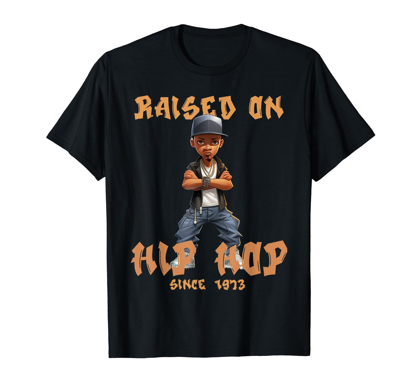 Raised Hip Hop Music Old School T-Shirt - Novelty Apparel for Adults - T-Shirt, Sweatshirt, Hoodie
