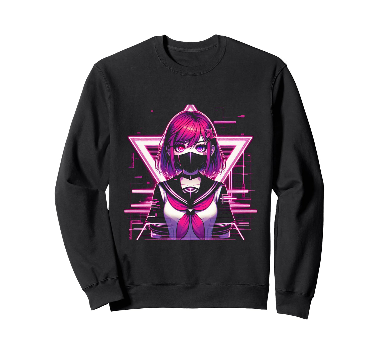 Japanese Anime Indie Old Aesthetic Sweatshirt - Minimalist Print Men Women - T-Shirt, Sweatshirt, Hoodie