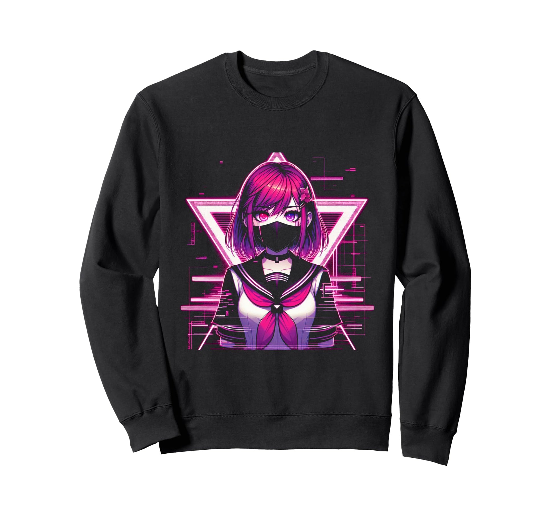Japanese Anime Indie Old Aesthetic Sweatshirt - Minimalist Print Men Women - T-Shirt, Sweatshirt, Hoodie