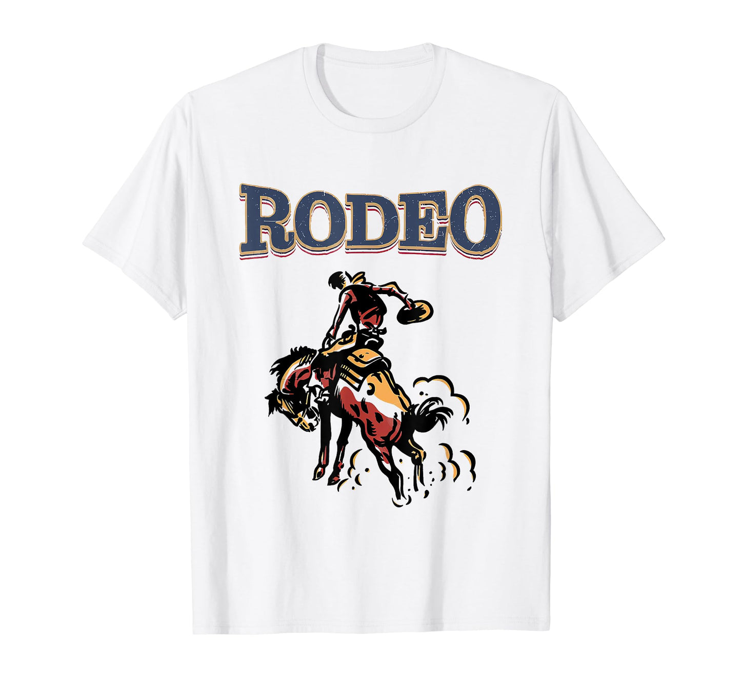 Rodeo 90S Wild West Cowboy T-Shirt - Casual Everyday Wear for Adults - T-Shirt, Sweatshirt, Hoodie