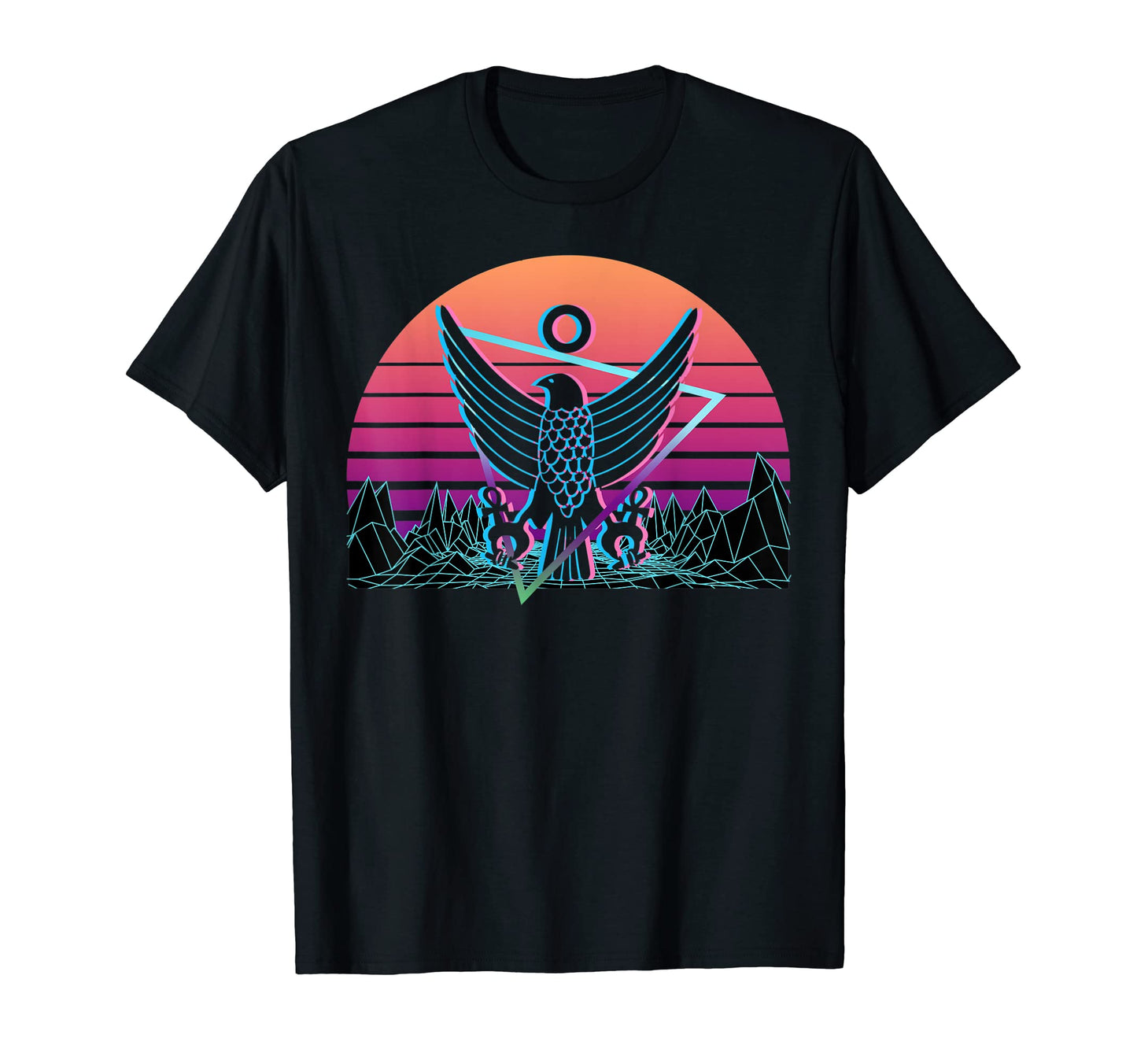 Horus Falcon Egyptian God Ancient T-Shirt - Casual Everyday Wear Unisex - T-Shirt, Sweatshirt, Hoodie
