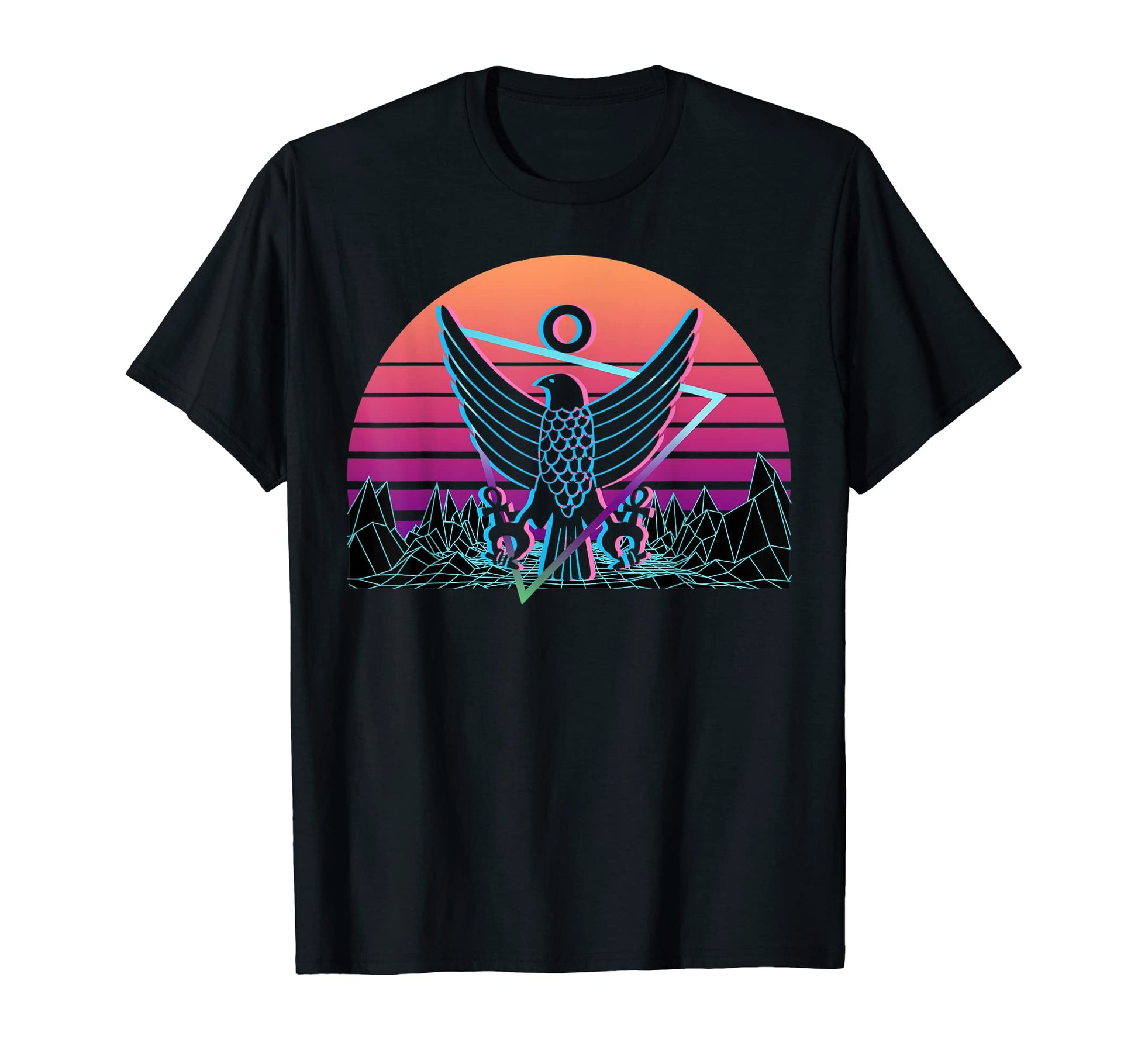 Horus Falcon Egyptian God Ancient T-Shirt - Casual Everyday Wear Unisex - T-Shirt, Sweatshirt, Hoodie
