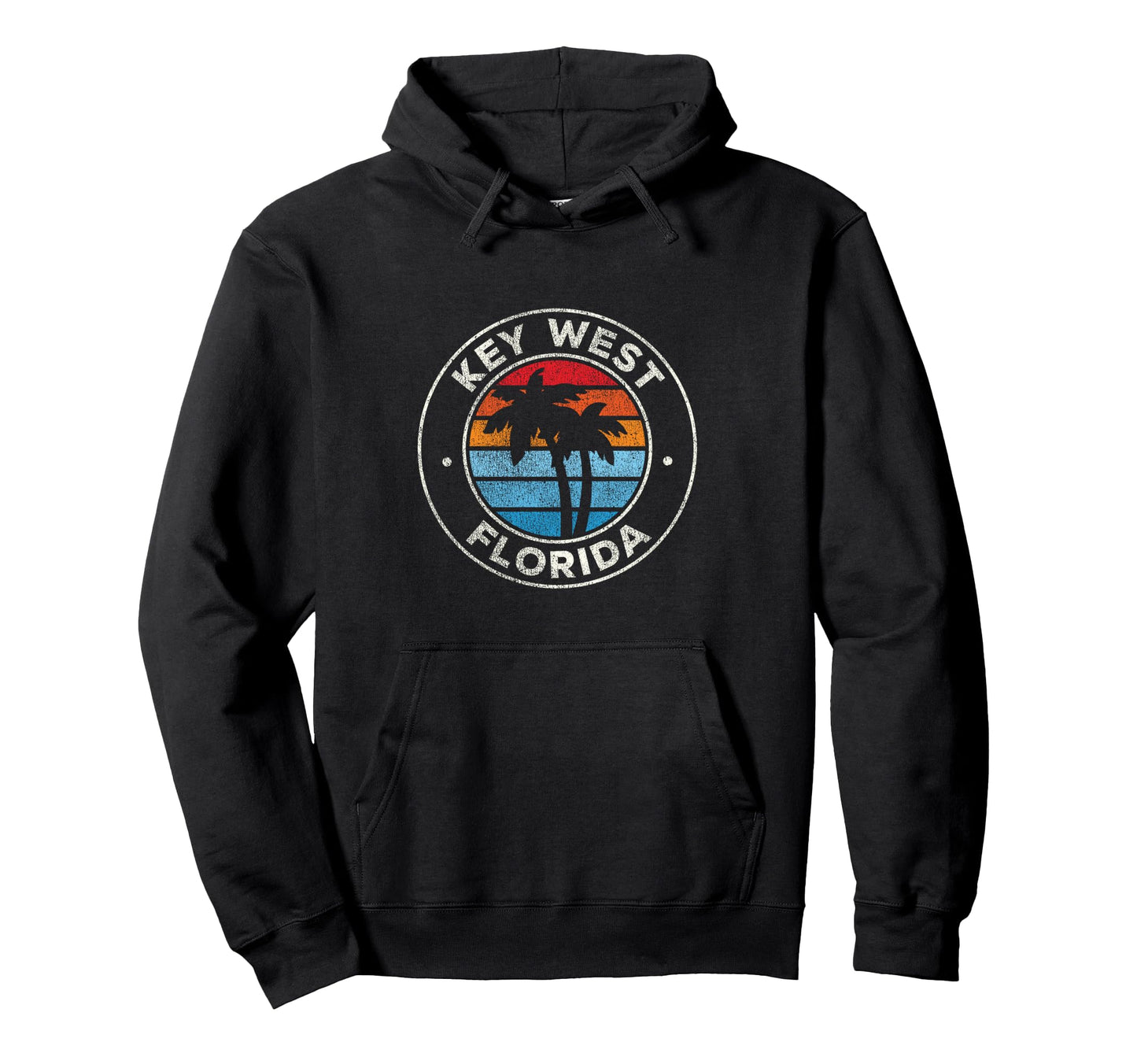 Key West Florida Fl 70S Hoodie - Custom Art Print for Adults - T-Shirt, Sweatshirt, Hoodie