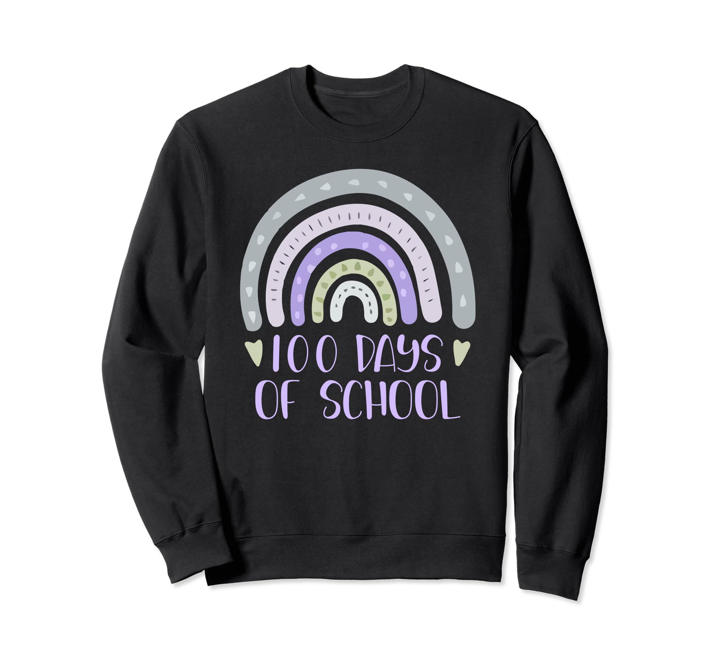 100 Days School Teacher Student Sweatshirt - Custom Art Print for Adults - T-Shirt, Sweatshirt, Hoodie