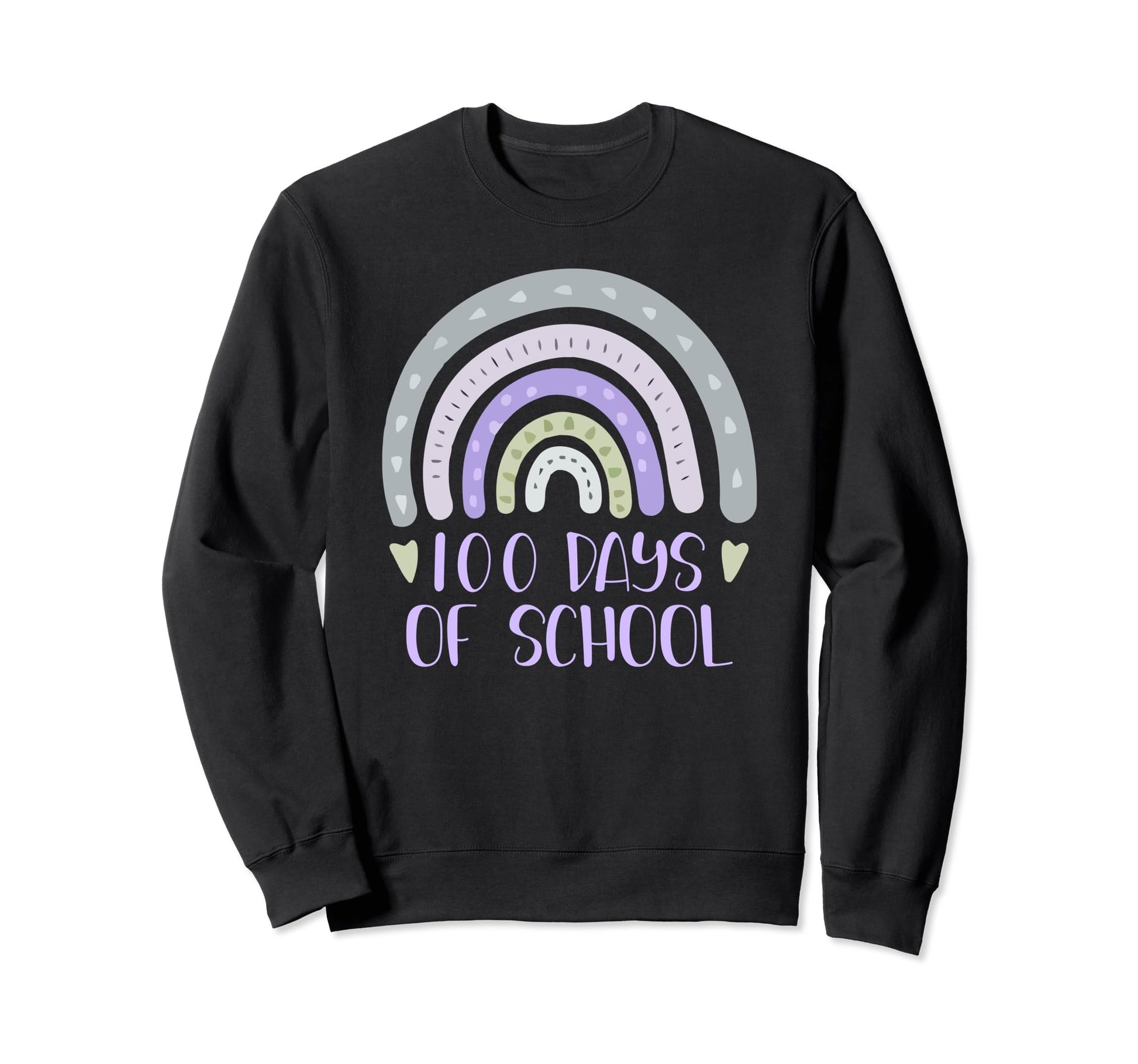 100 Days School Teacher Student Sweatshirt - Custom Art Print for Adults - T-Shirt, Sweatshirt, Hoodie
