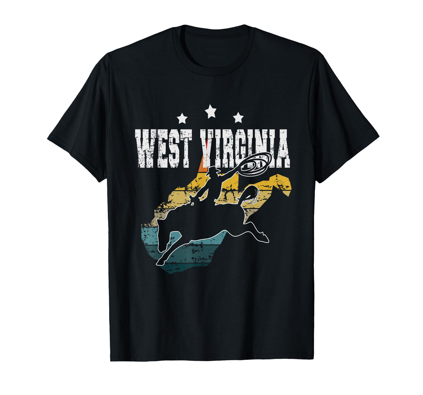 West Virginia Cowboy T-Shirt - Graphic Print Unisex - T-Shirt, Sweatshirt, Hoodie