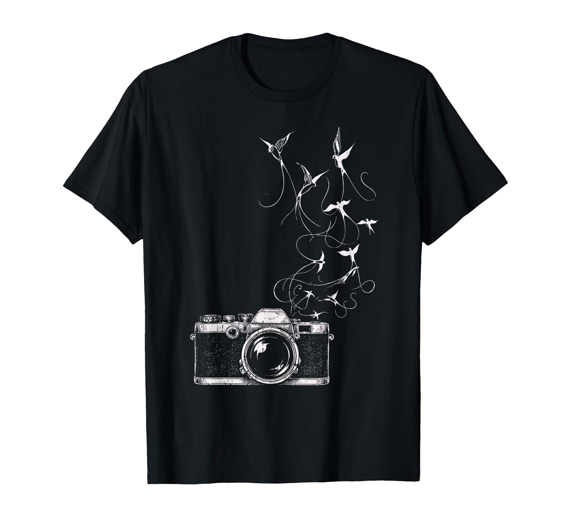 Photographer Camera Photography Birds T-Shirt - Graphic Print for Adults - T-Shirt, Sweatshirt, Hoodie