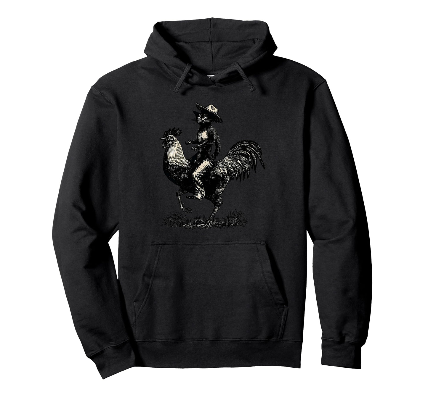 Cowboy Cat Western Country Cowgirl Hoodie - Streetwear Style Men Women - T-Shirt, Sweatshirt, Hoodie