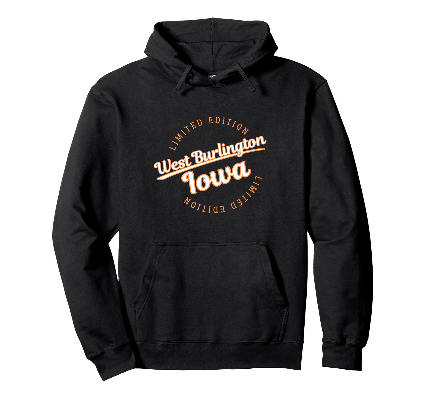 Athletic West Burlington Ia Hoodie - Unique Graphic for Adults - T-Shirt, Sweatshirt, Hoodie