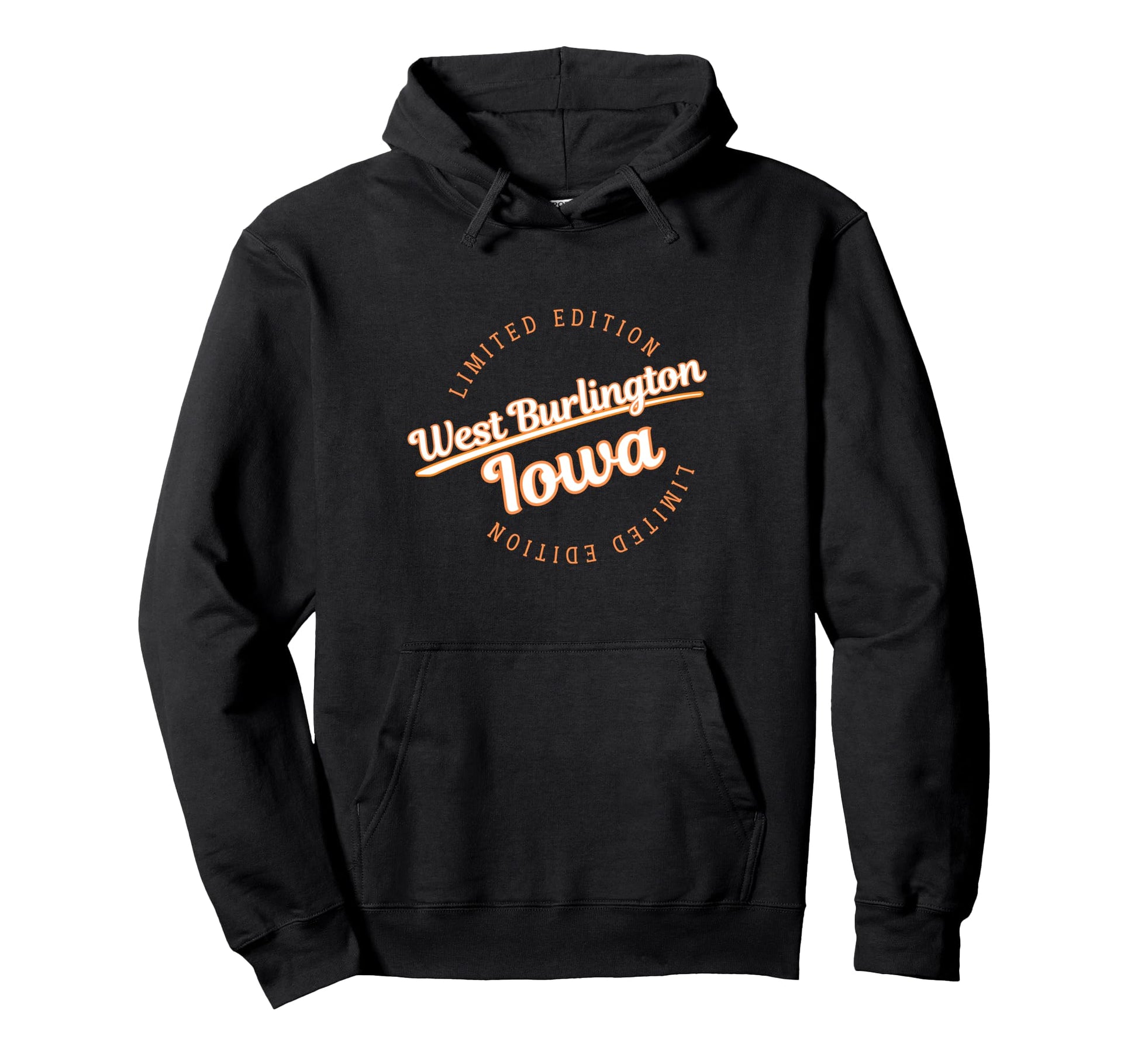 Athletic West Burlington Ia Hoodie - Unique Graphic for Adults - T-Shirt, Sweatshirt, Hoodie