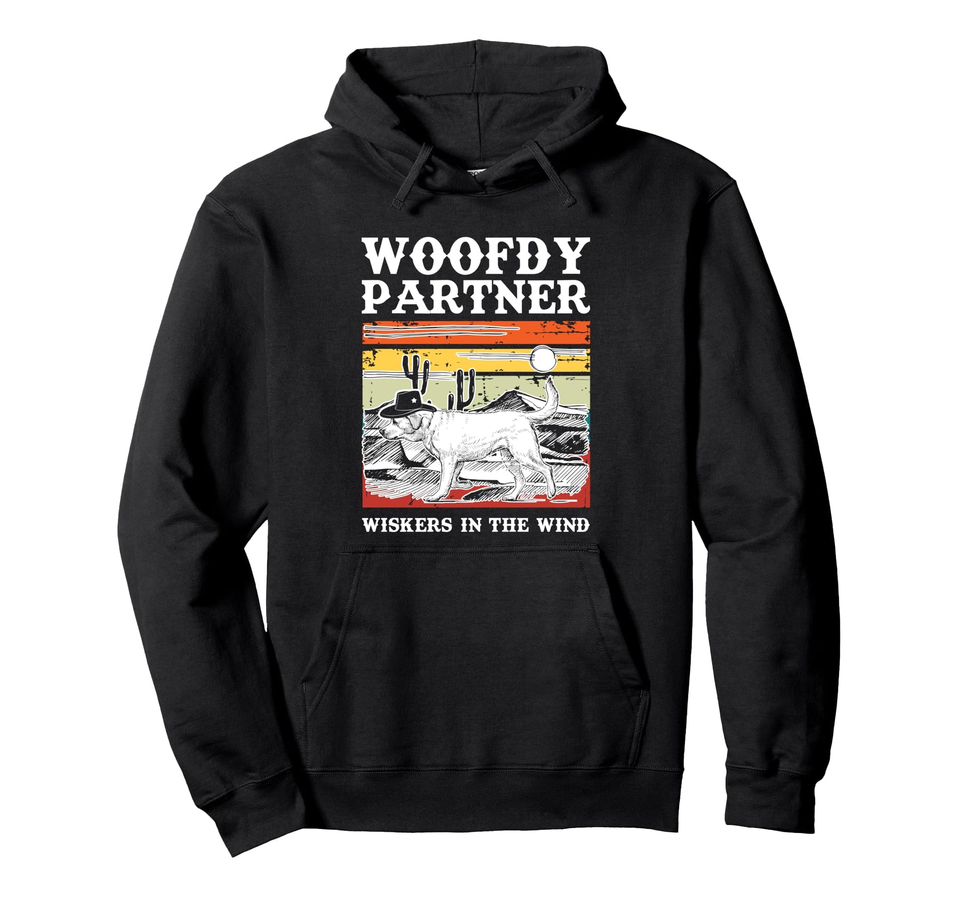 Woofdy Partner Cowboy Dog Howdy Country Love Hoodie - Graphic Print Unisex - T-Shirt, Sweatshirt, Hoodie