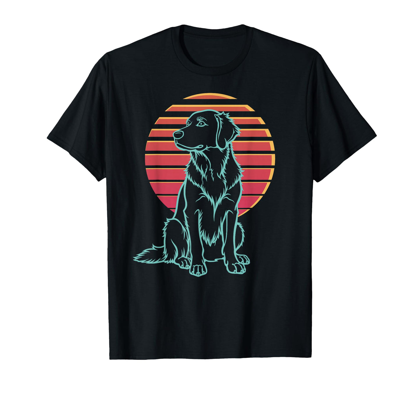 Flat Coated Retriever Lover Dog Owner T-Shirt - Novelty Apparel Men Women - T-Shirt, Sweatshirt, Hoodie