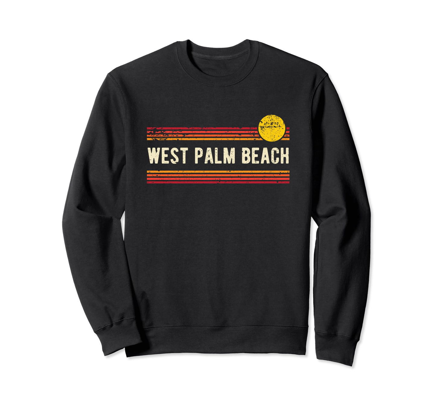 West Palm Beach Fl Usa Sweatshirt - Aesthetic Graphic for Adults - T-Shirt, Sweatshirt, Hoodie