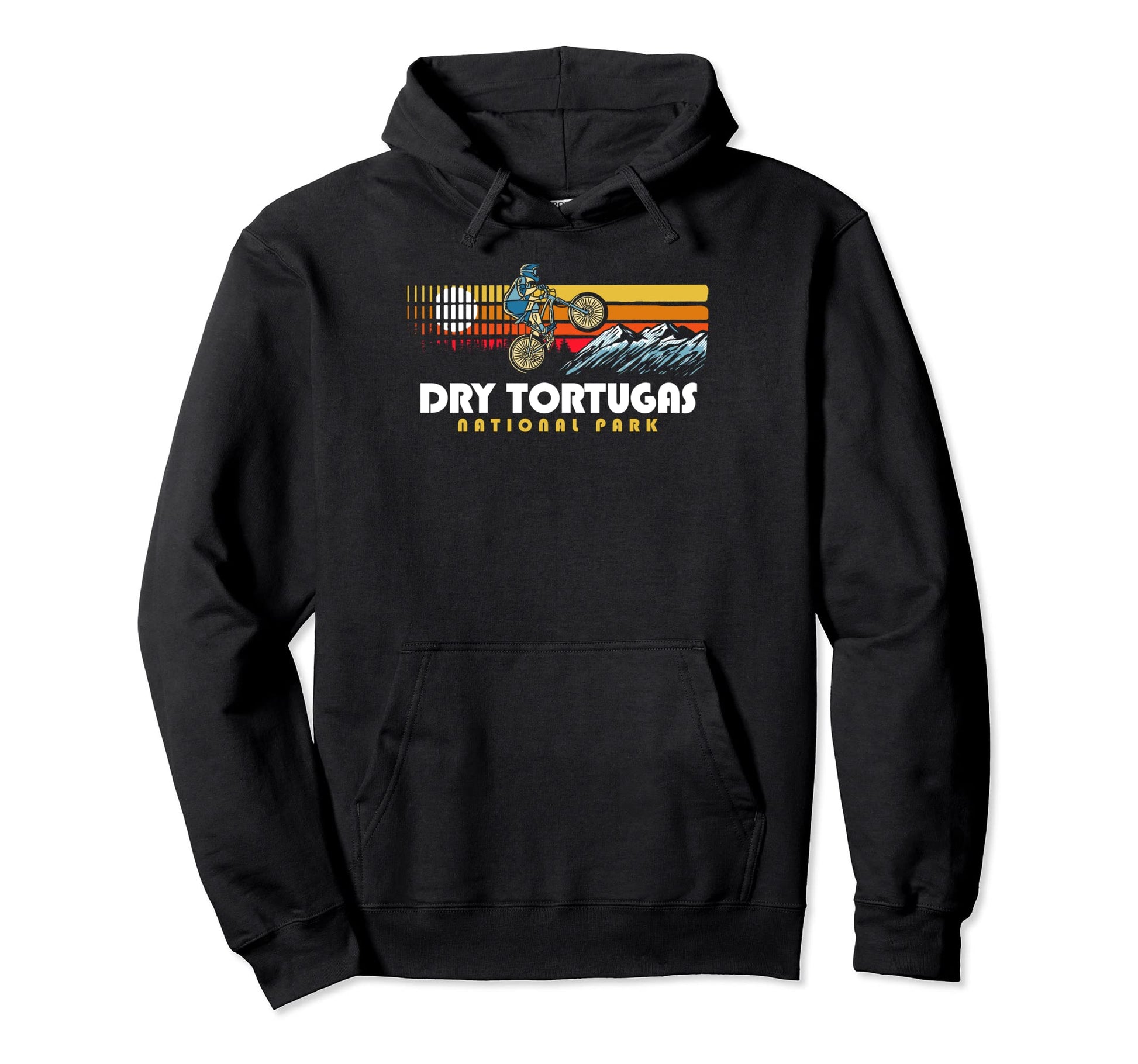 80S Dry Tortugas National Park Hoodie - Casual Everyday Wear Men Women - T-Shirt, Sweatshirt, Hoodie
