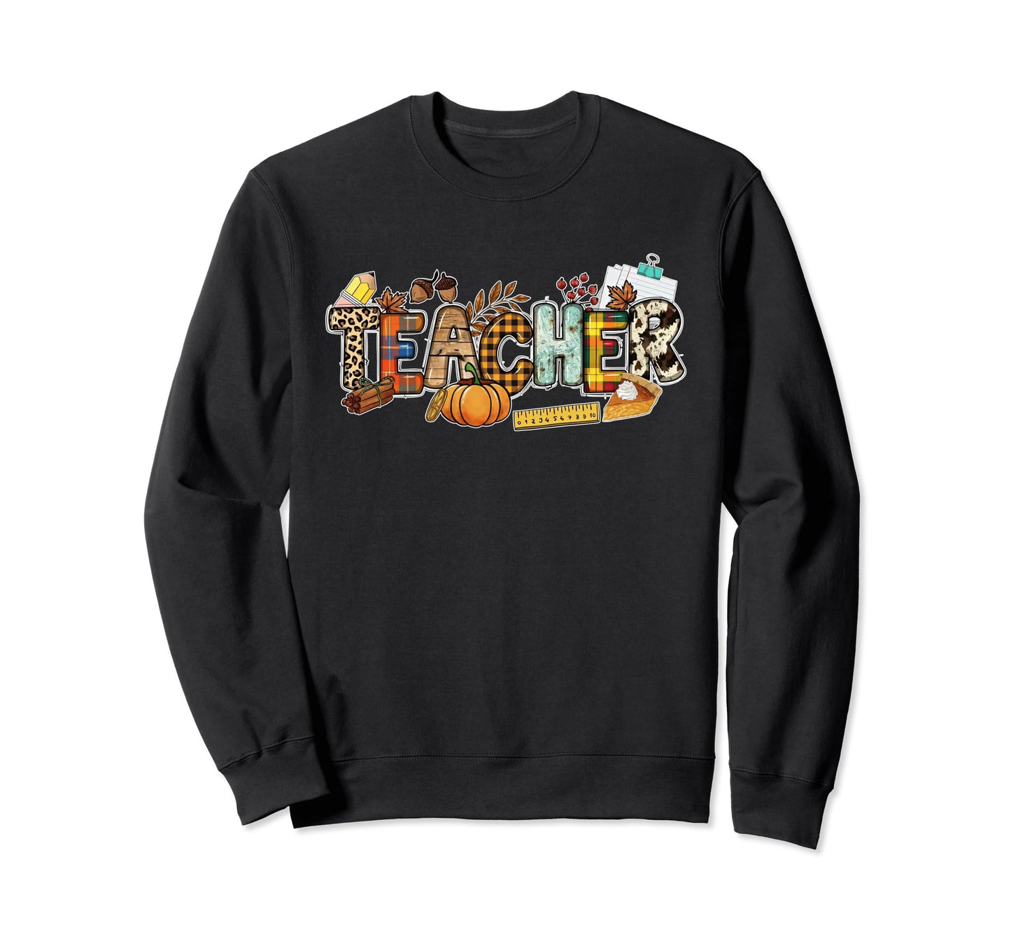 Fall Teacher Western Teacher Sweatshirt - Fun Novelty Design for Adults - T-Shirt, Sweatshirt, Hoodie