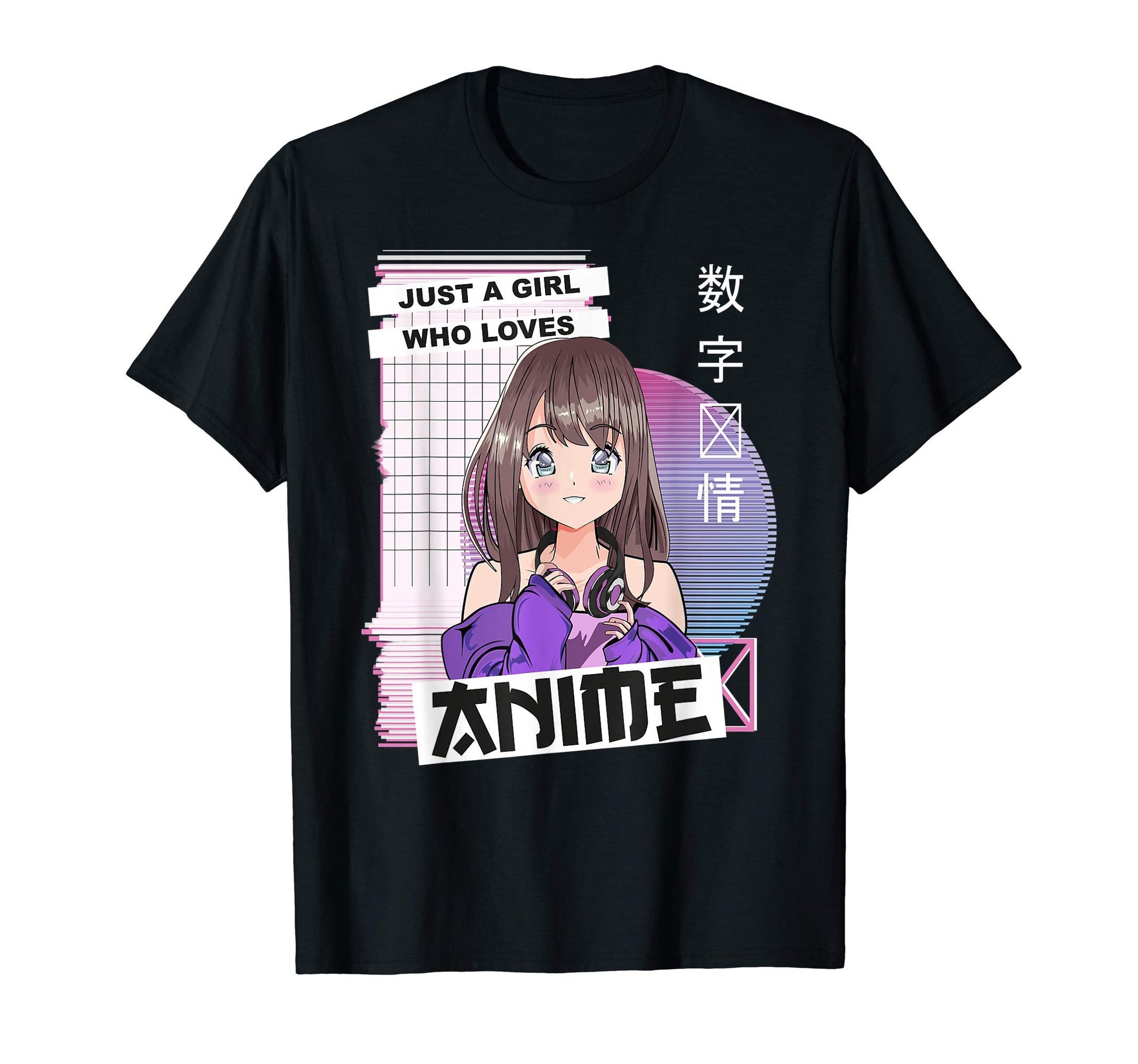 Japanese Kawaii Otaku Anime Vaporwave T-Shirt - Graphic Print Unisex - T-Shirt, Sweatshirt, Hoodie