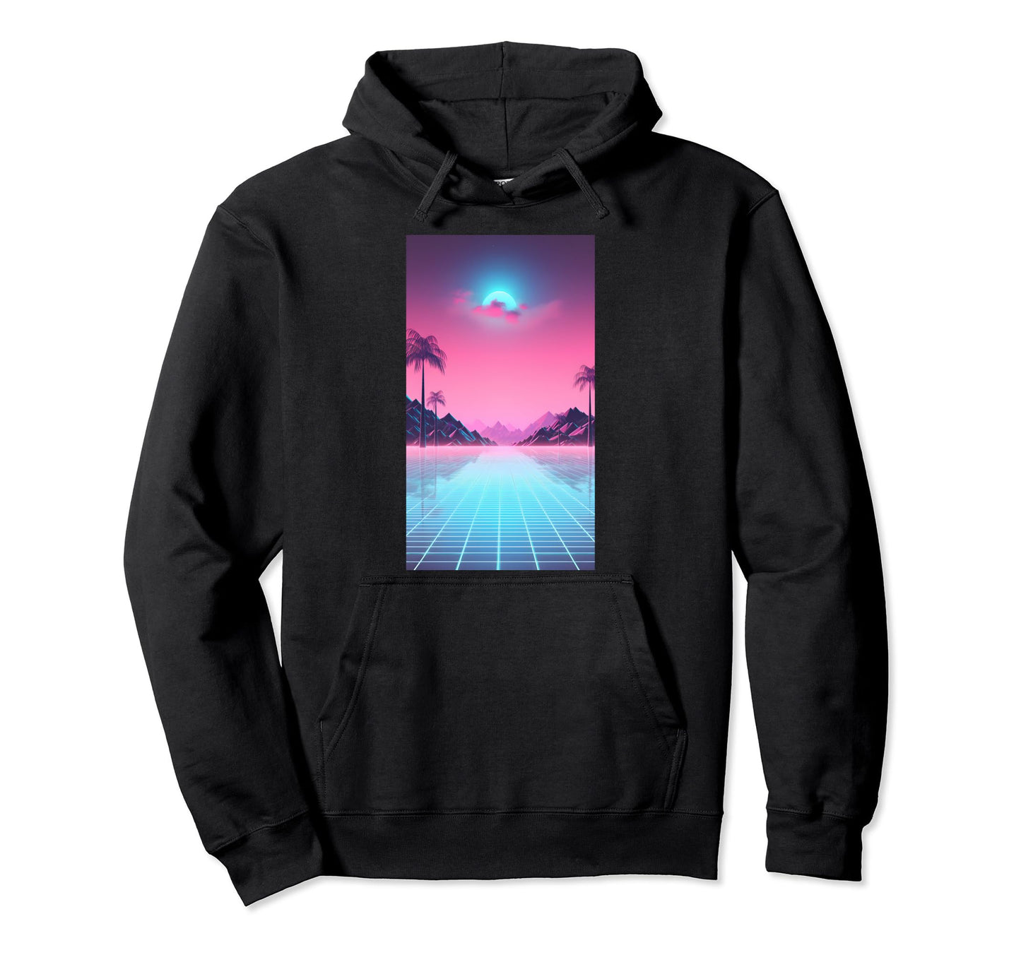 80S Vaporwave Aesthetic Hoodie - Novelty Apparel Unisex - T-Shirt, Sweatshirt, Hoodie
