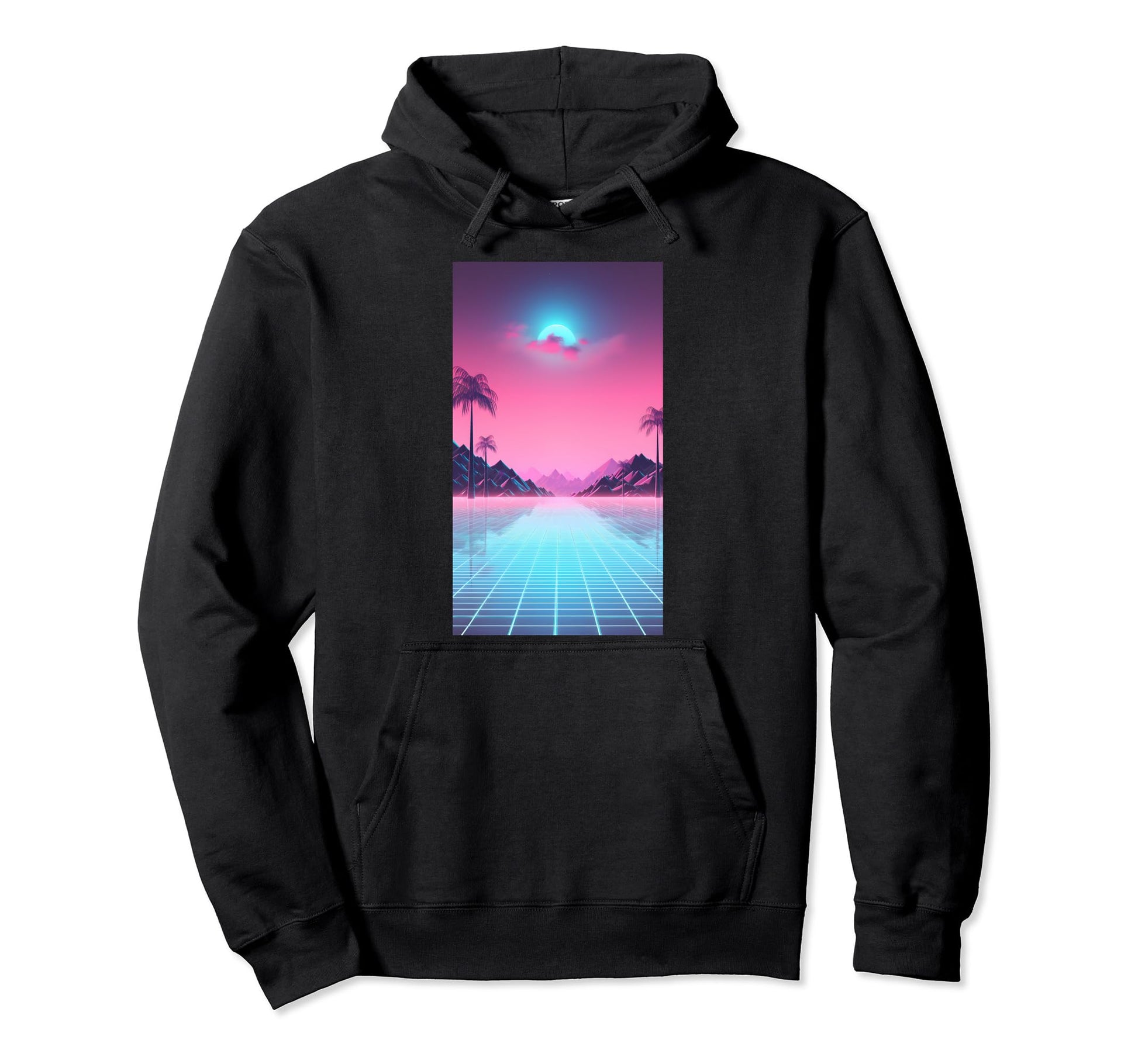 80S Vaporwave Aesthetic Hoodie - Novelty Apparel Unisex - T-Shirt, Sweatshirt, Hoodie