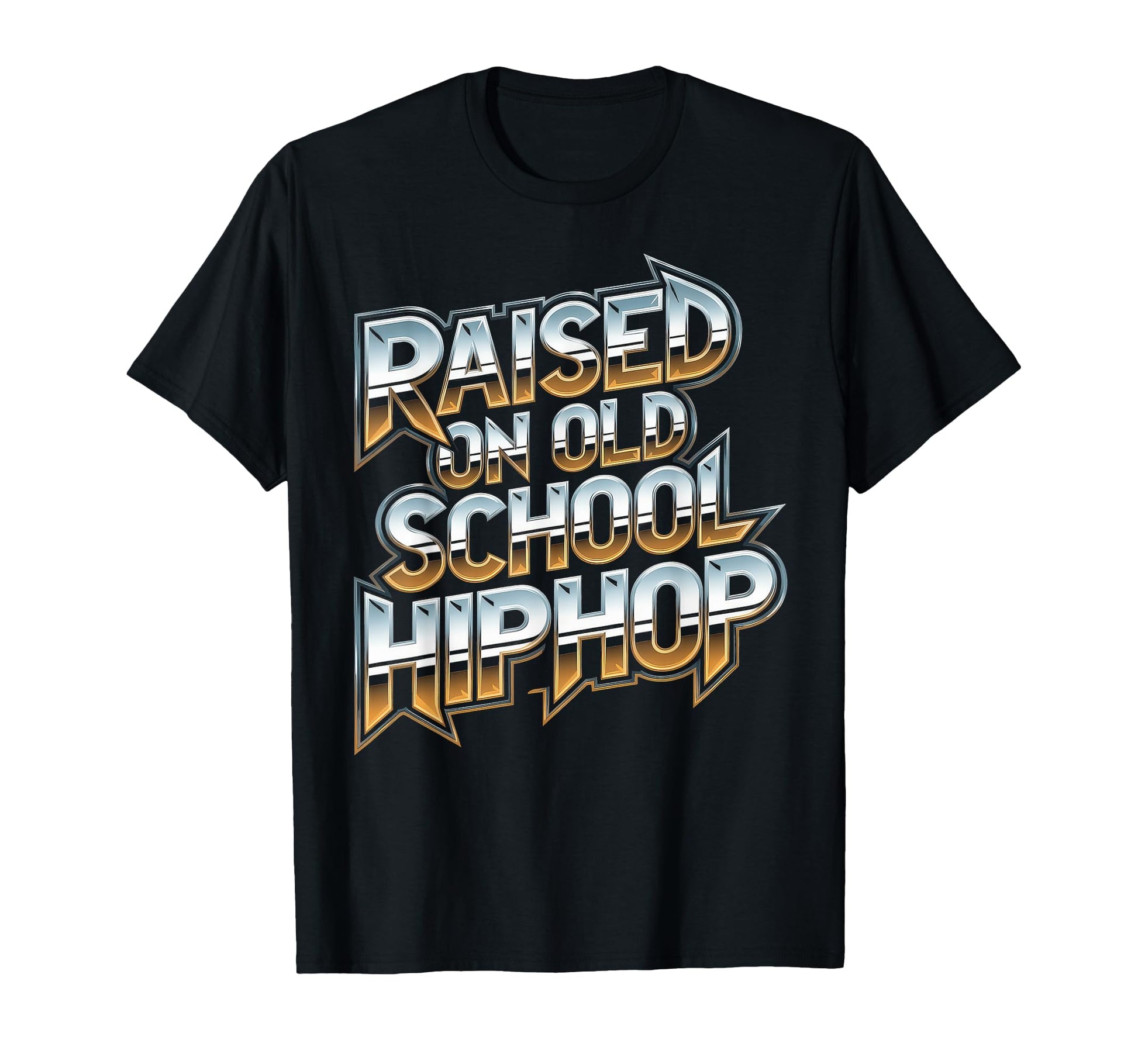 Raised Old School Hip Hop Cassette T-Shirt - Trendy Graphic Men Women - T-Shirt, Sweatshirt, Hoodie