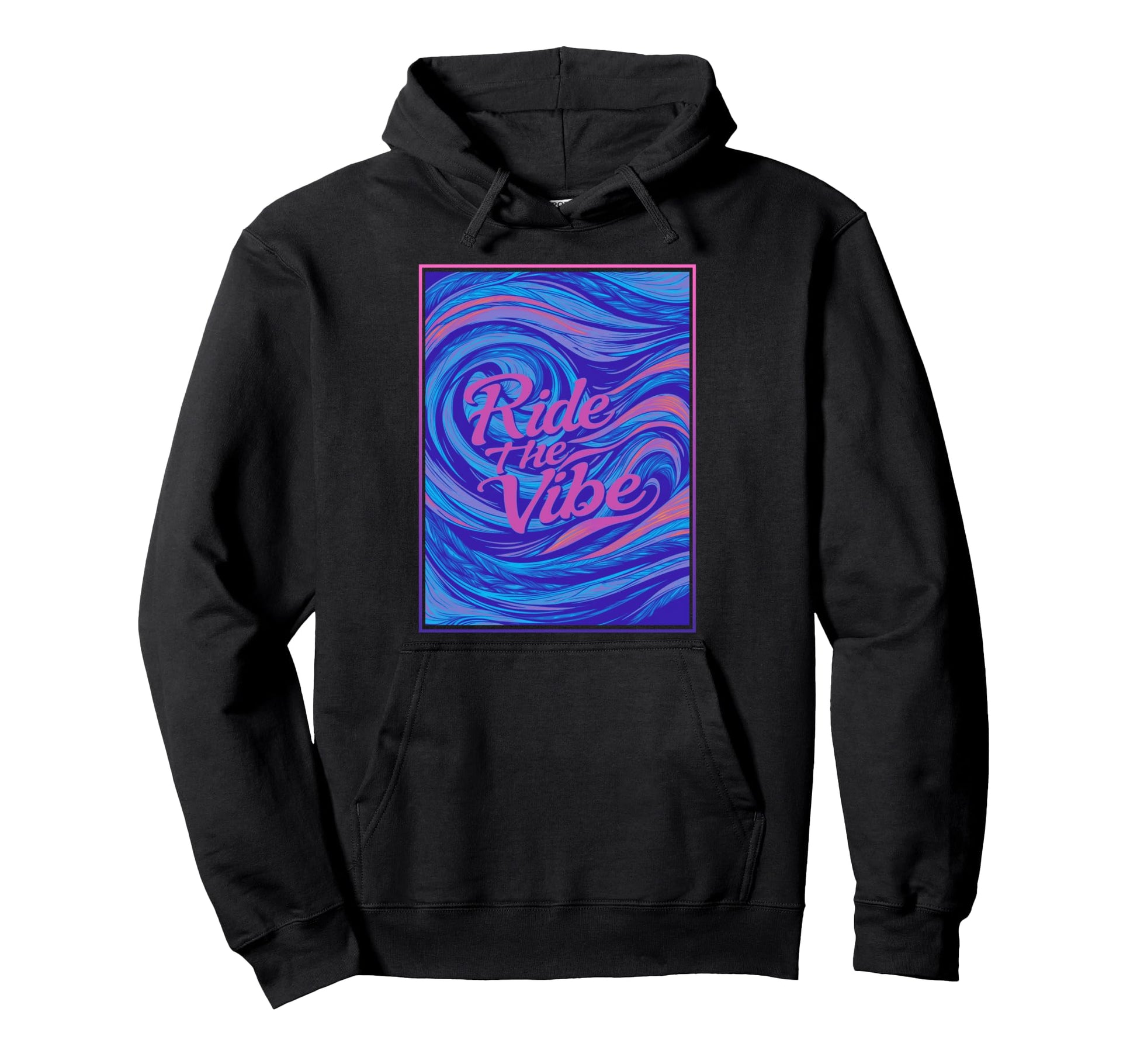 Psychedelic Vaporwave Aesthetic 80S Hoodie - Custom Art Print for Adults - T-Shirt, Sweatshirt, Hoodie