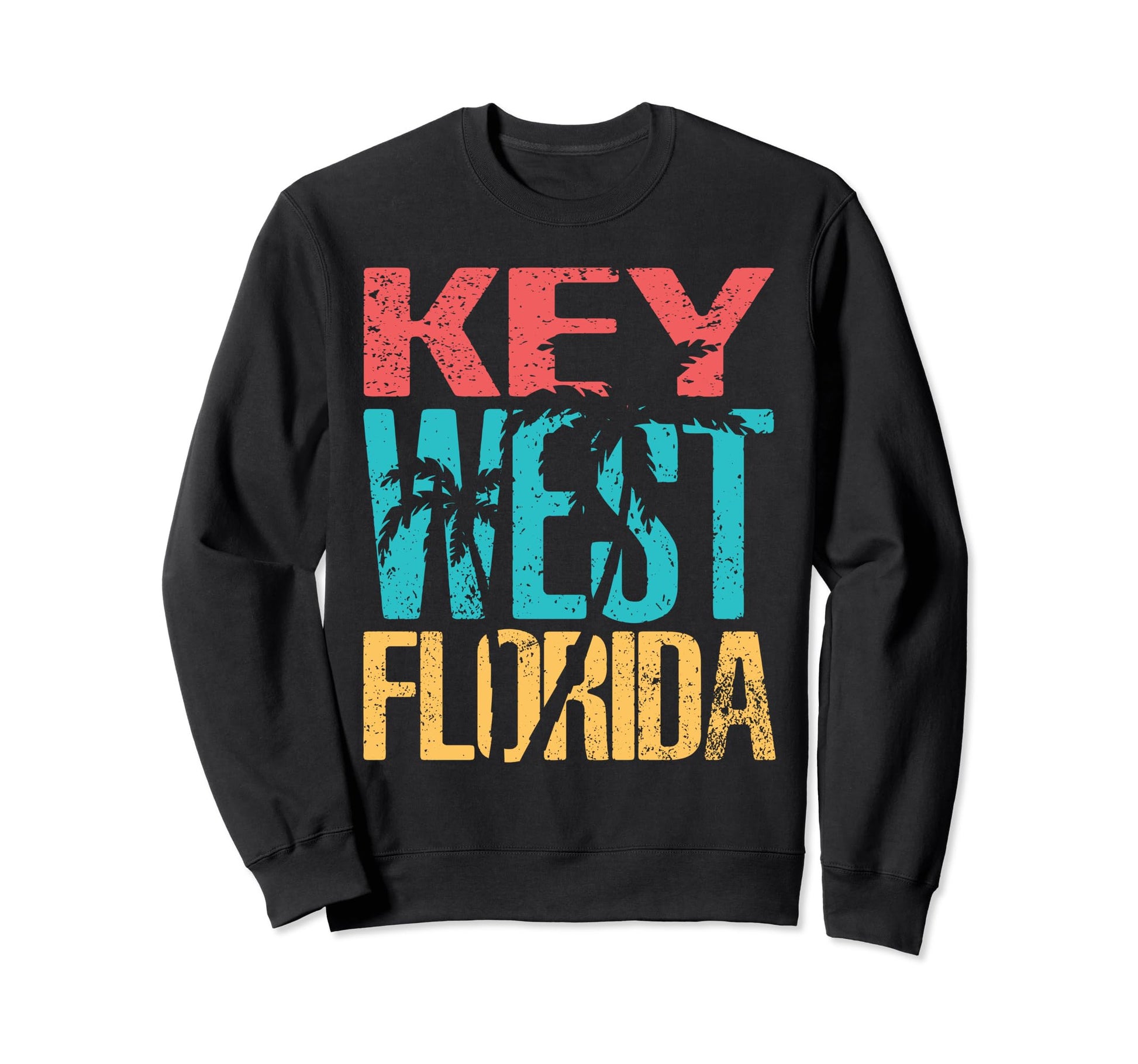 Key West Florida Beach Souvenir Gift Sweatshirt - Unique Graphic for Adults - T-Shirt, Sweatshirt, Hoodie