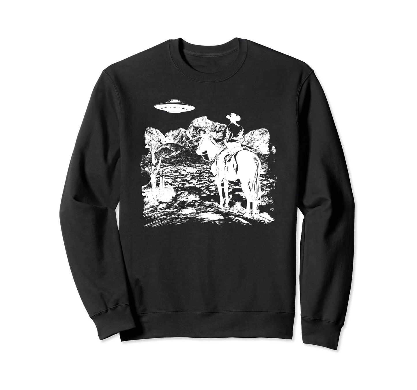 Western Cowboy Sweatshirt - Aesthetic Graphic Unisex - T-Shirt, Sweatshirt, Hoodie