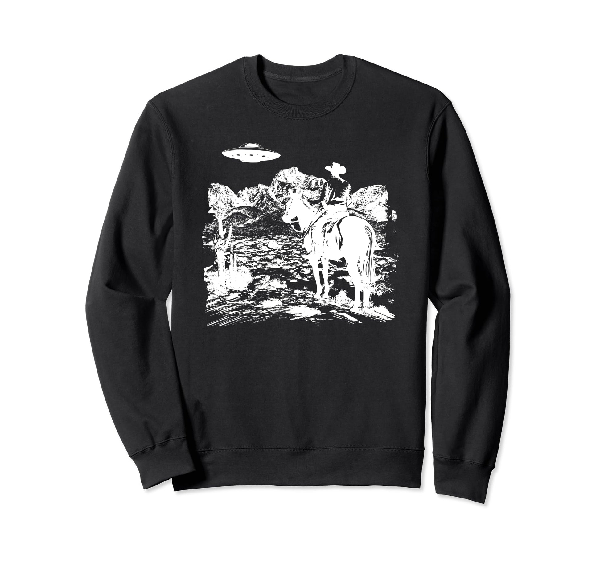 Western Cowboy Sweatshirt - Aesthetic Graphic Unisex - T-Shirt, Sweatshirt, Hoodie
