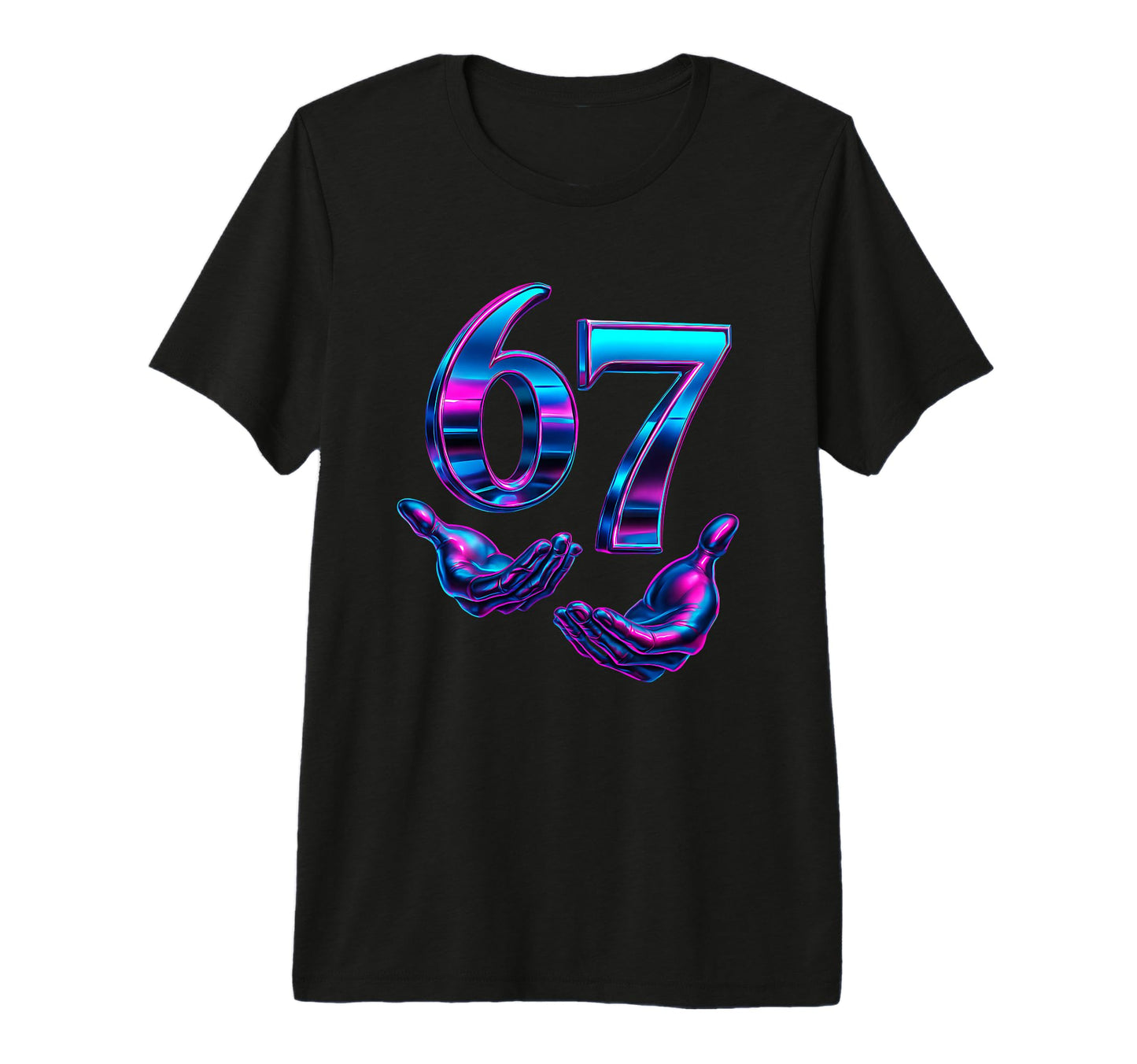 Funny Six Seven 6 7 Gen Alpha Slang T-Shirt - Graphic Print Men Women - T-Shirt, Sweatshirt, Hoodie
