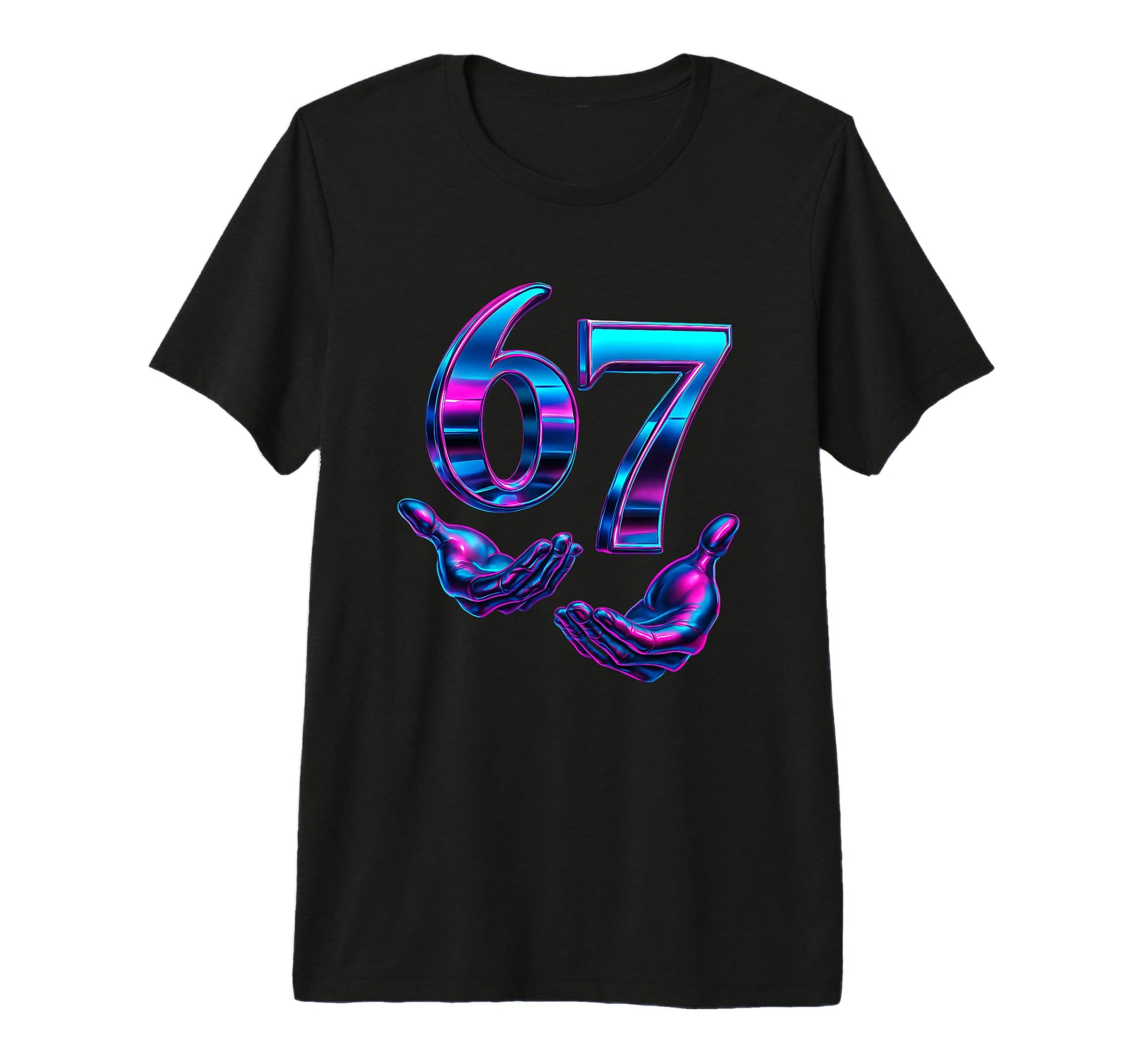 Funny Six Seven 6 7 Gen Alpha Slang T-Shirt - Graphic Print Men Women - T-Shirt, Sweatshirt, Hoodie