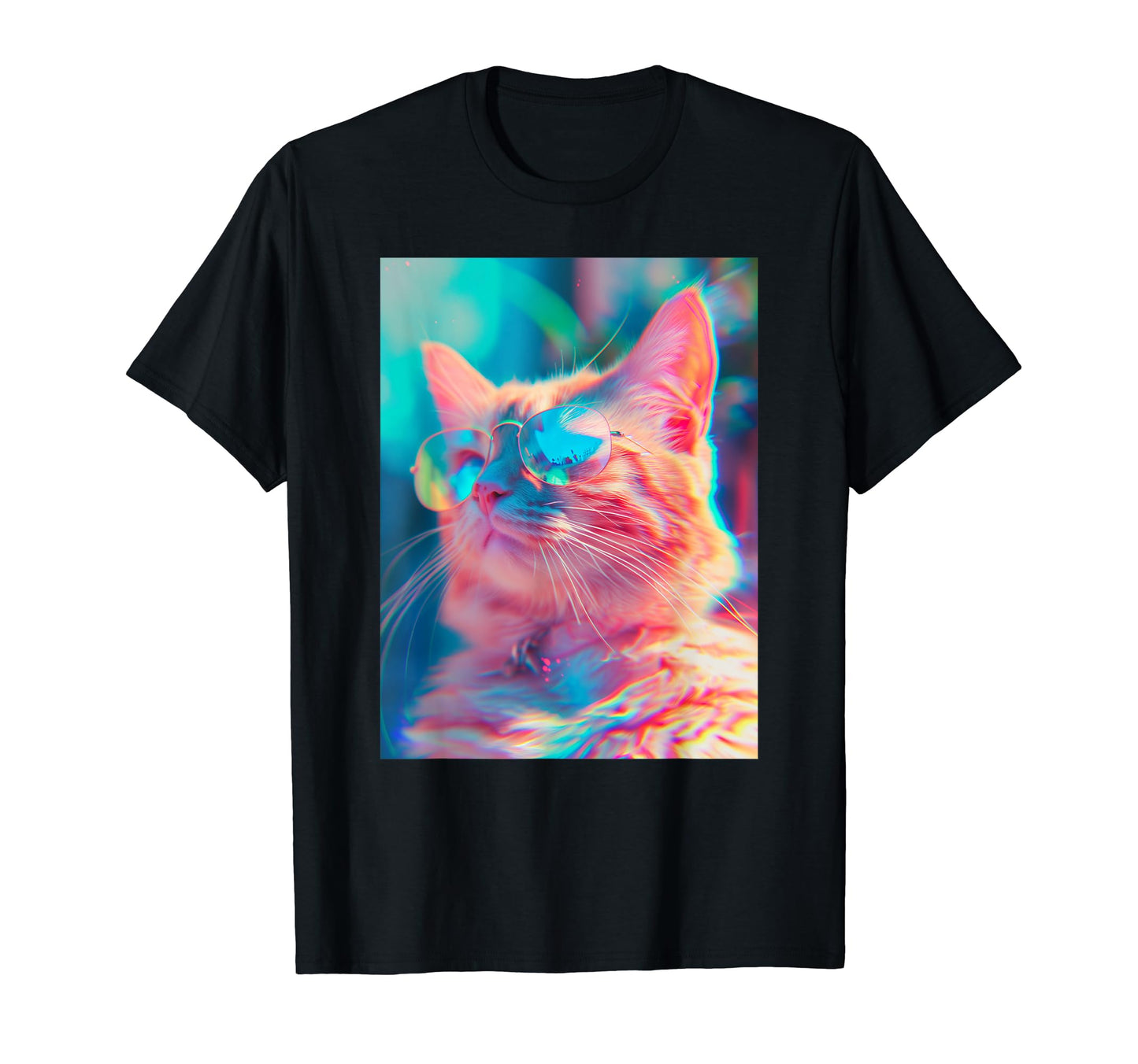 Vaporwave Summer Cat Skater T-Shirt - Streetwear Style Men Women - T-Shirt, Sweatshirt, Hoodie