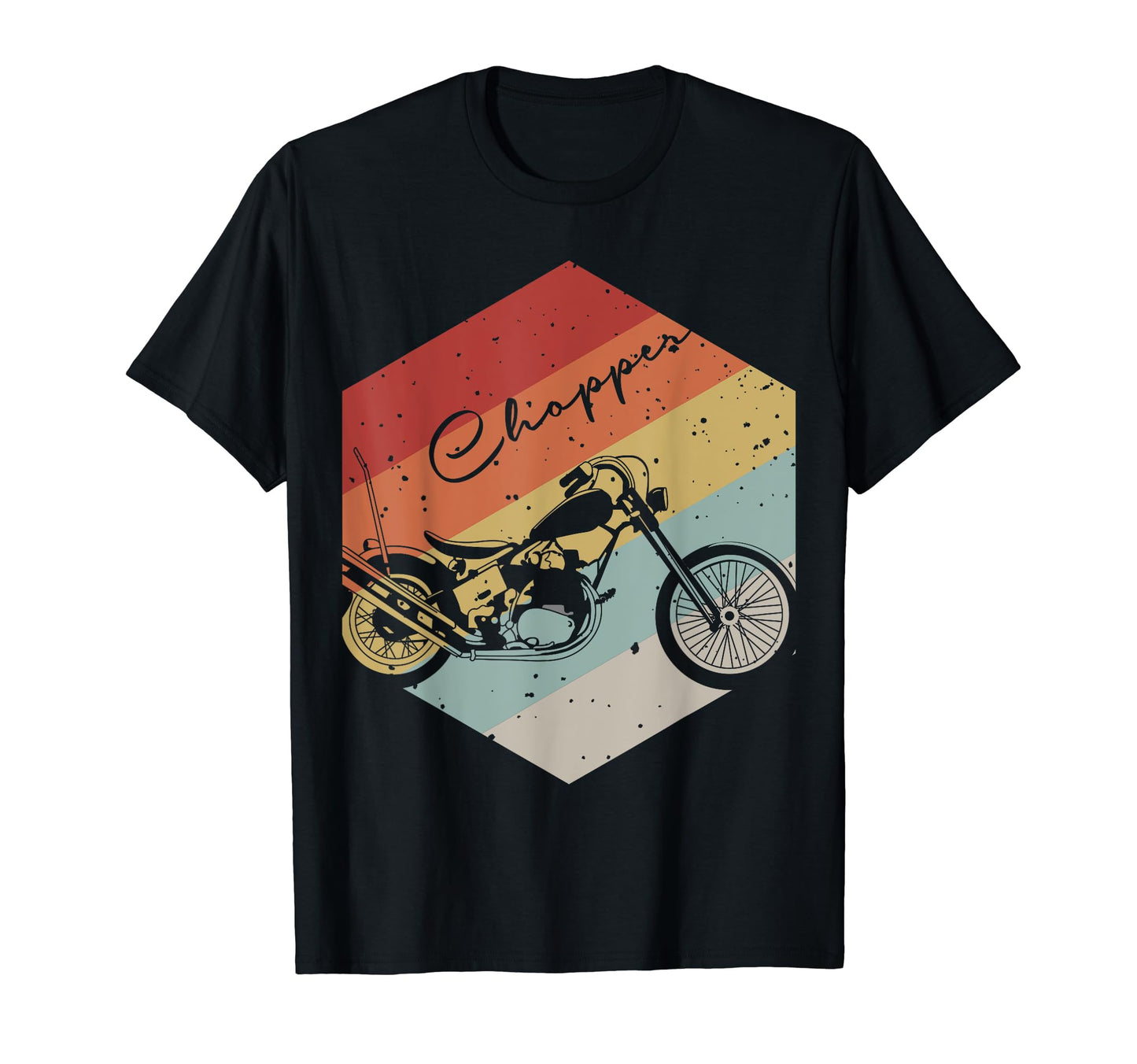 Motorcycle Chopper Enthusiast T-Shirt - Custom Art Print for Adults - T-Shirt, Sweatshirt, Hoodie