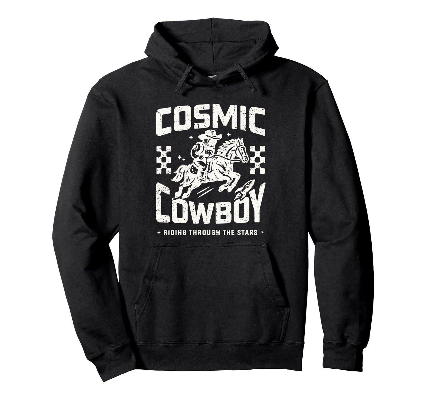Space Western Aesthetic Sci Fi Cowboy Hoodie - Aesthetic Graphic for Adults - T-Shirt, Sweatshirt, Hoodie