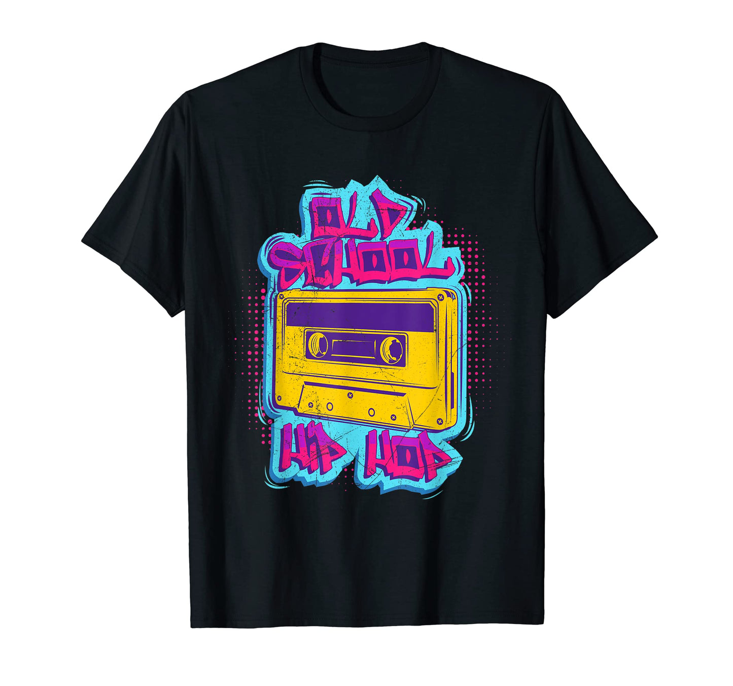 Oldschool Hip Hop Rap Music Rap 90S T-Shirt - Fun Novelty Design Men Women - T-Shirt, Sweatshirt, Hoodie