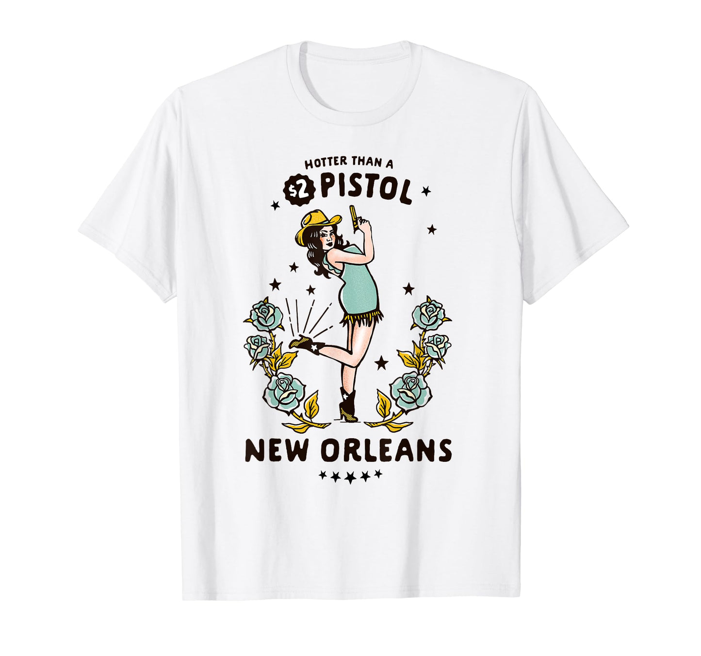 Funny New Orleans Gift Nola Western T-Shirt - Fun Novelty Design Unisex - T-Shirt, Sweatshirt, Hoodie