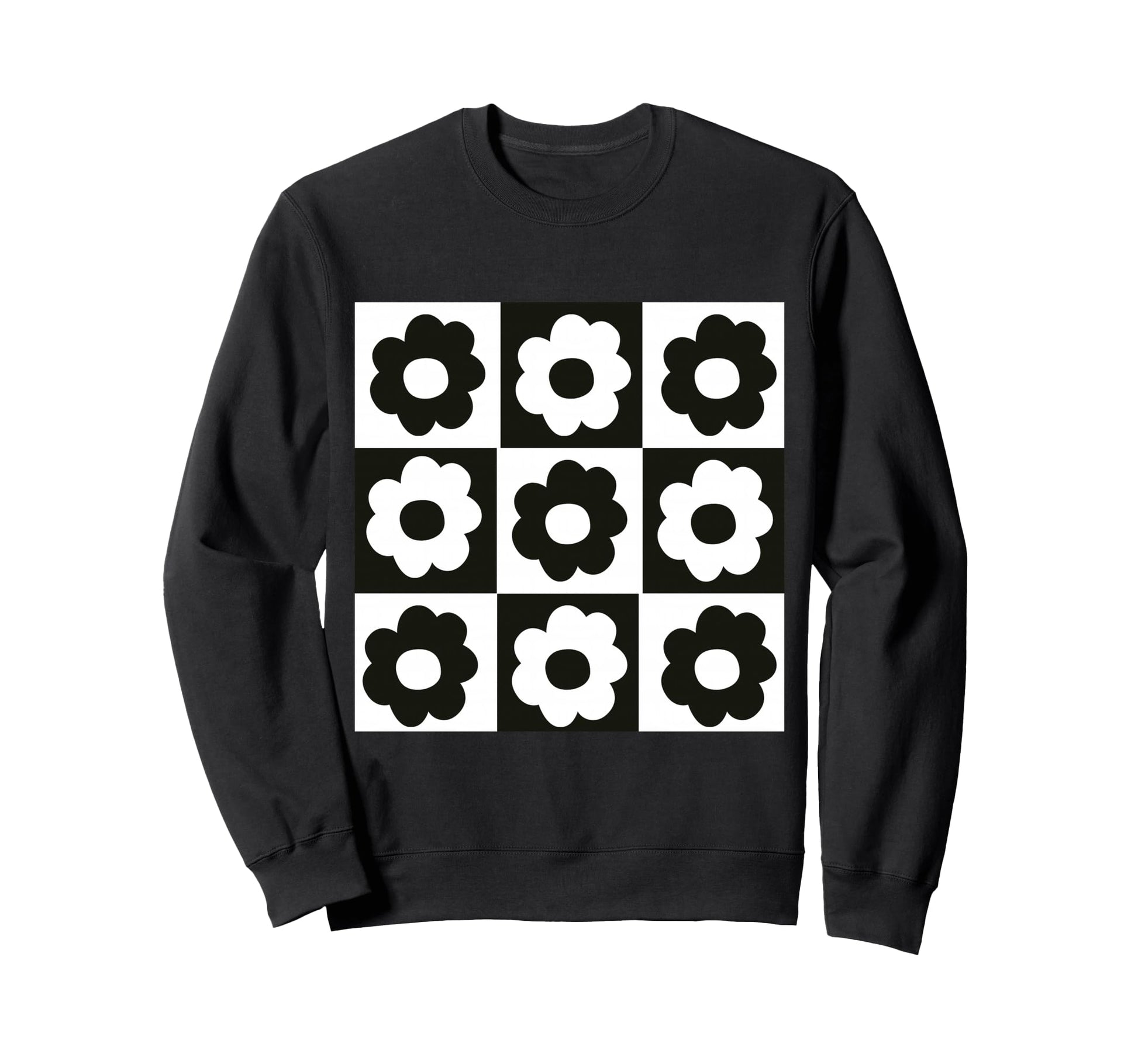 Y2K Flower Power 70Ish Vibes Peace Sweatshirt - Minimalist Print Men Women - T-Shirt, Sweatshirt, Hoodie