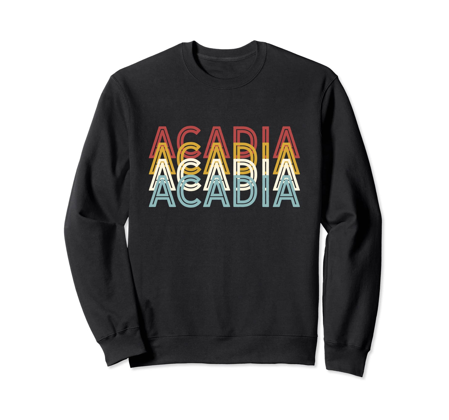 70S Usa Acadia National Park Sweatshirt - Fun Novelty Design for Adults - T-Shirt, Sweatshirt, Hoodie
