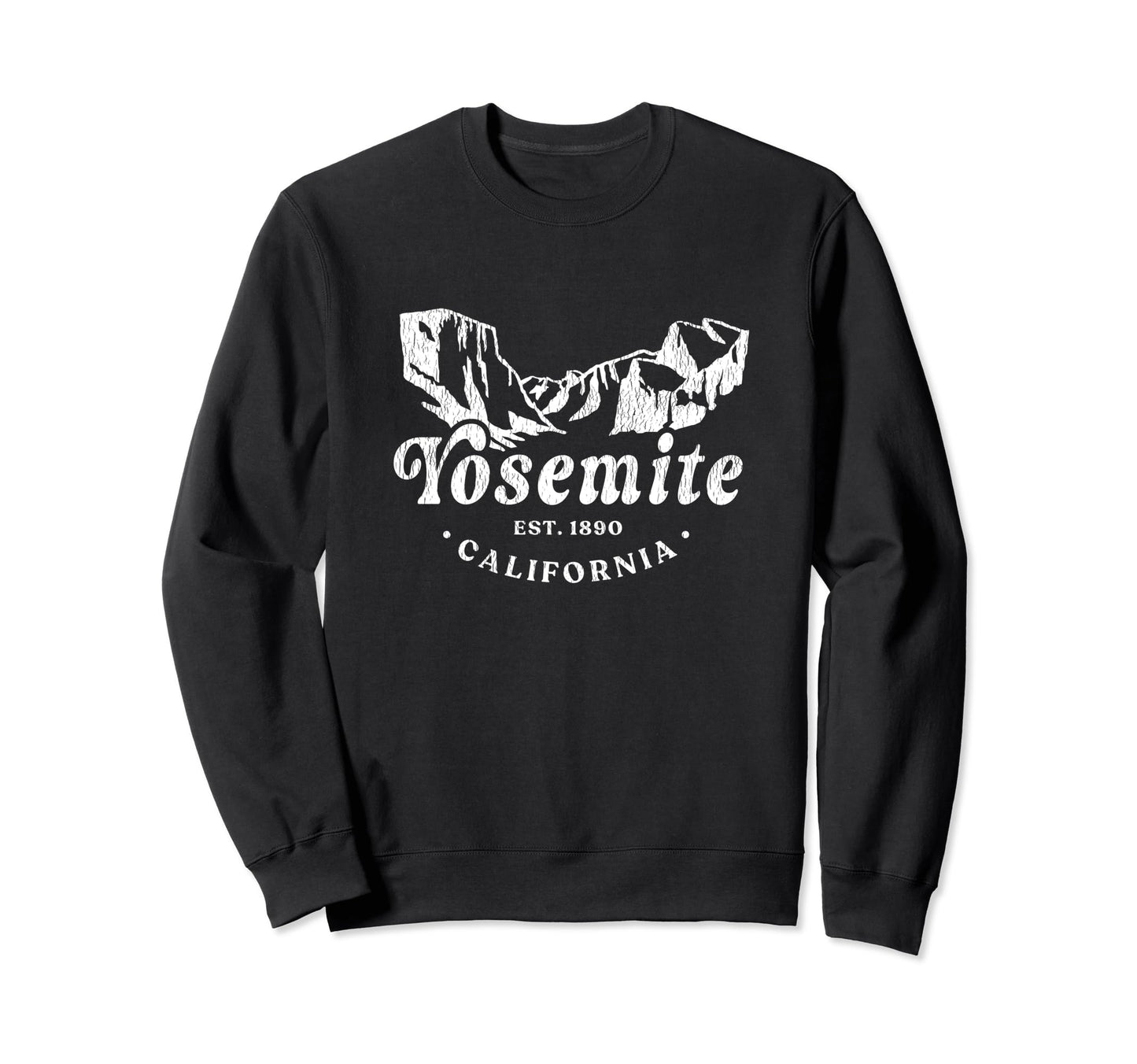 Yosemite California National Park Sweatshirt - Unique Graphic for Adults - T-Shirt, Sweatshirt, Hoodie