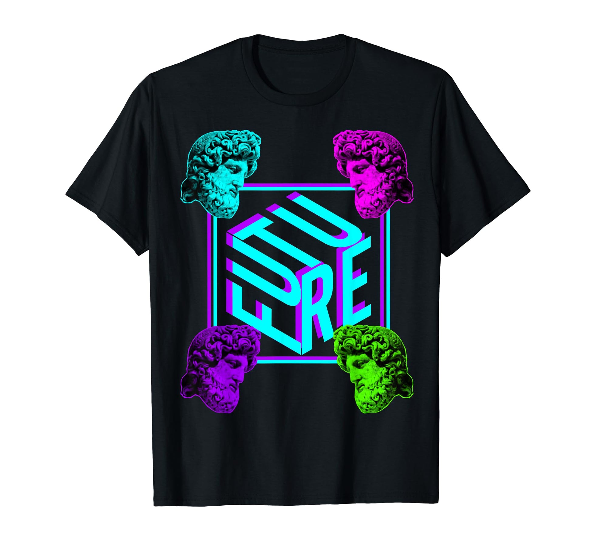 Future Greek Statue Aesthetic Vaporwave T-Shirt - Trendy Graphic Men Women - T-Shirt, Sweatshirt, Hoodie