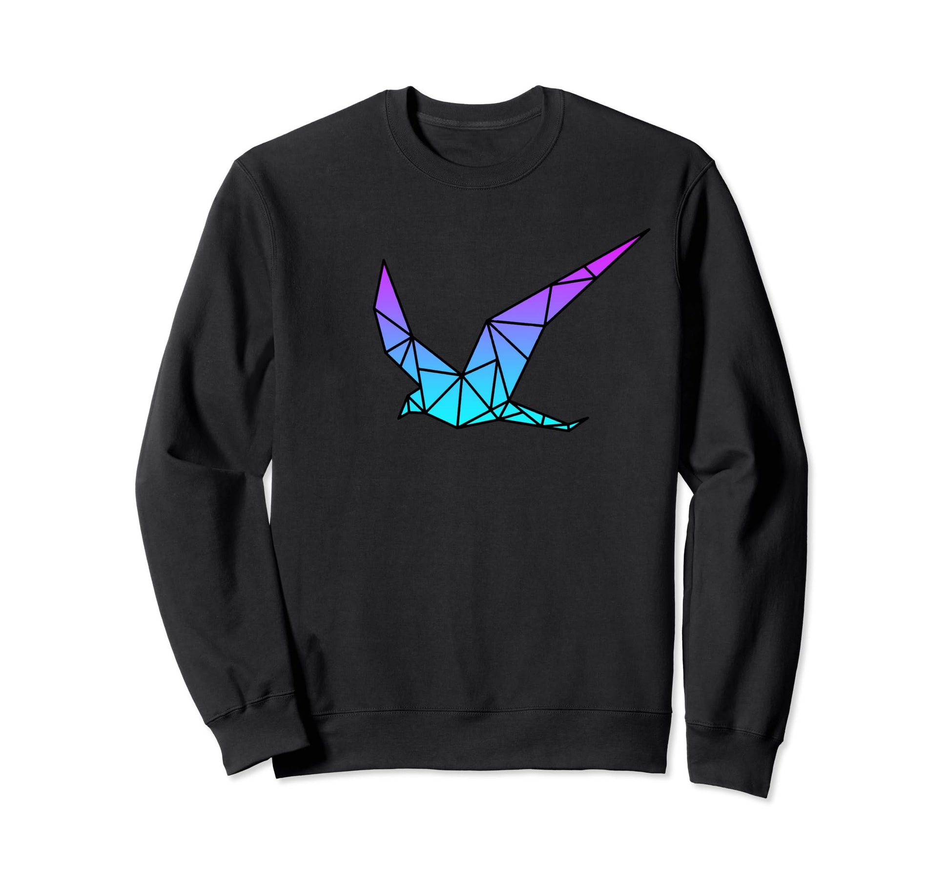 Bird Origami Vaporwave Aesthetic Love Sweatshirt - Novelty Apparel Unisex - T-Shirt, Sweatshirt, Hoodie