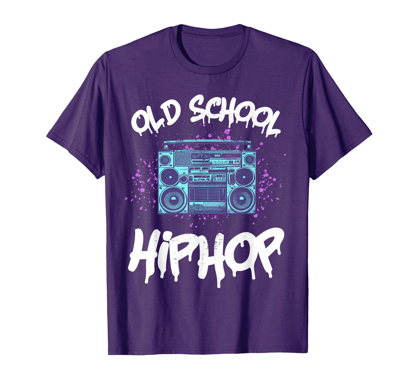 Old School Hiphop Boombox 80S Hip Hop T-Shirt - Minimalist Print Unisex - T-Shirt, Sweatshirt, Hoodie