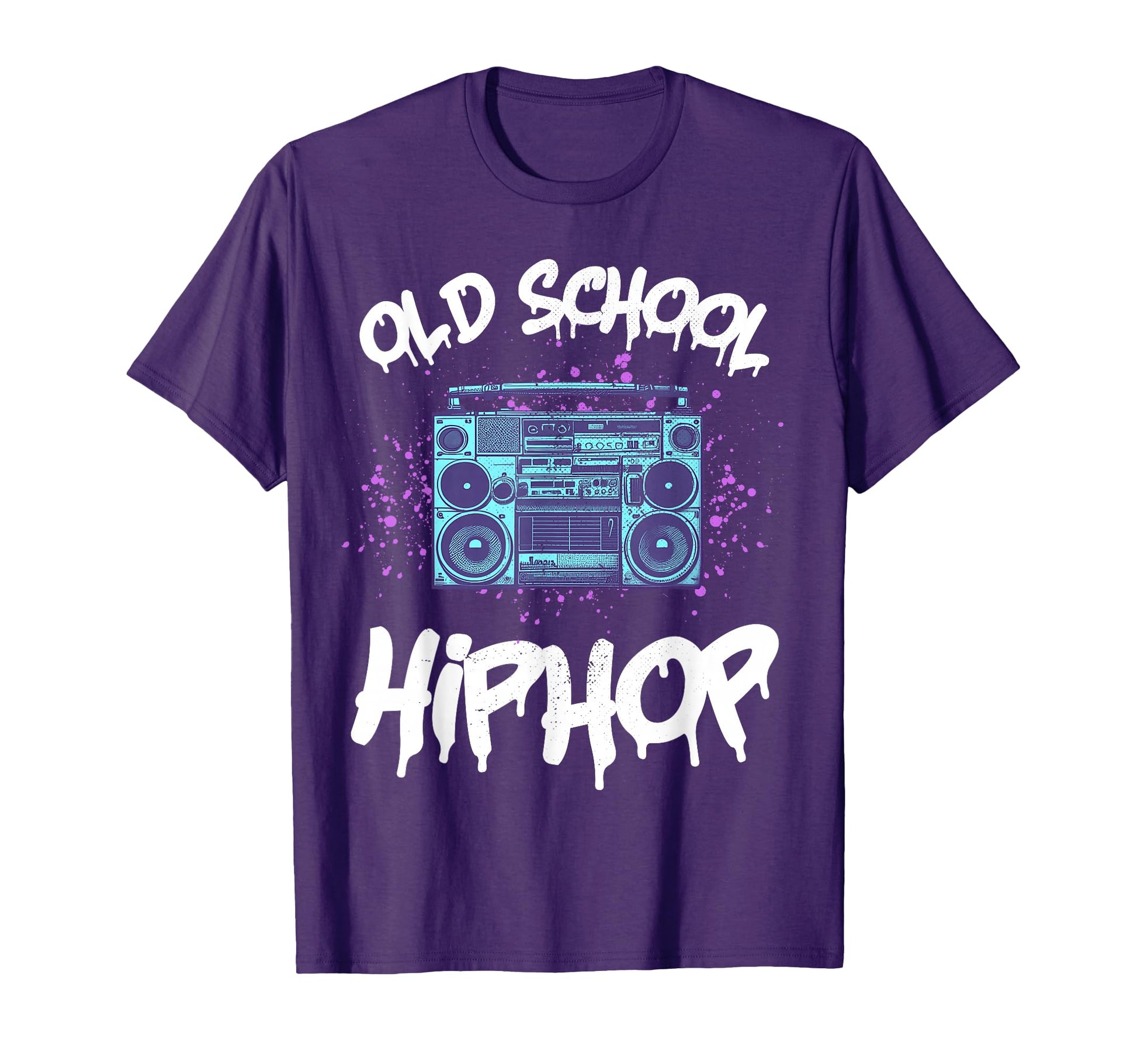 Old School Hiphop Boombox 80S Hip Hop T-Shirt - Minimalist Print Unisex - T-Shirt, Sweatshirt, Hoodie