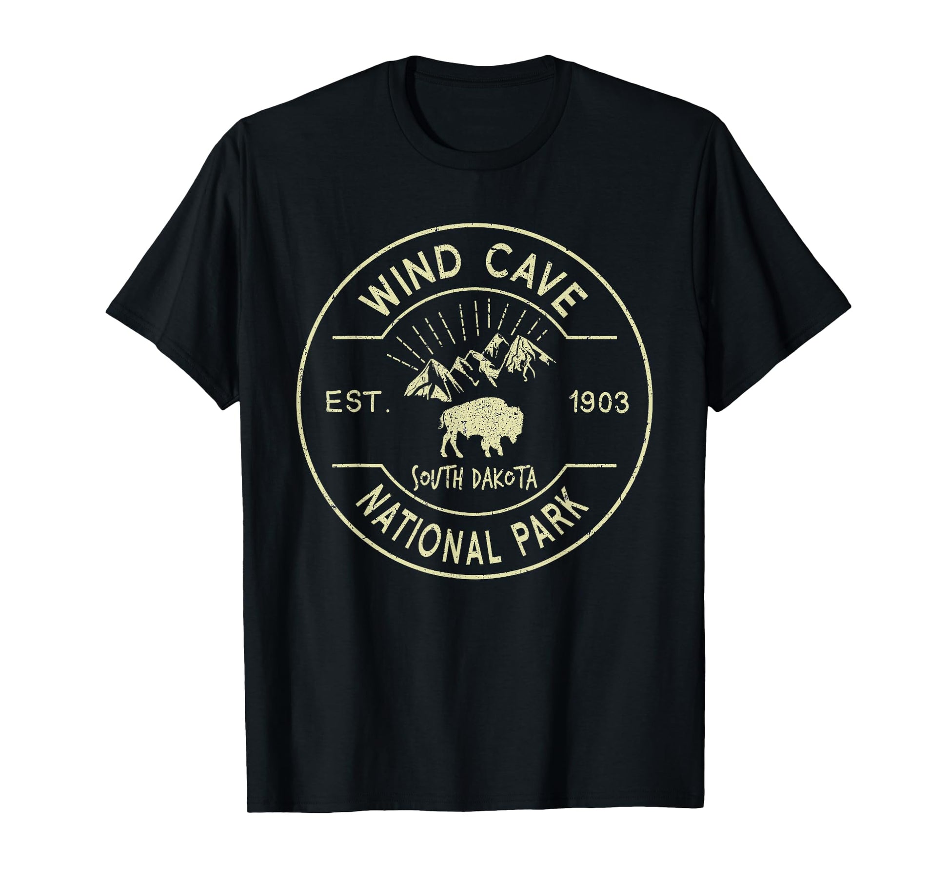 Wind Cave National Park Camping South T-Shirt - Trendy Graphic Unisex - T-Shirt, Sweatshirt, Hoodie