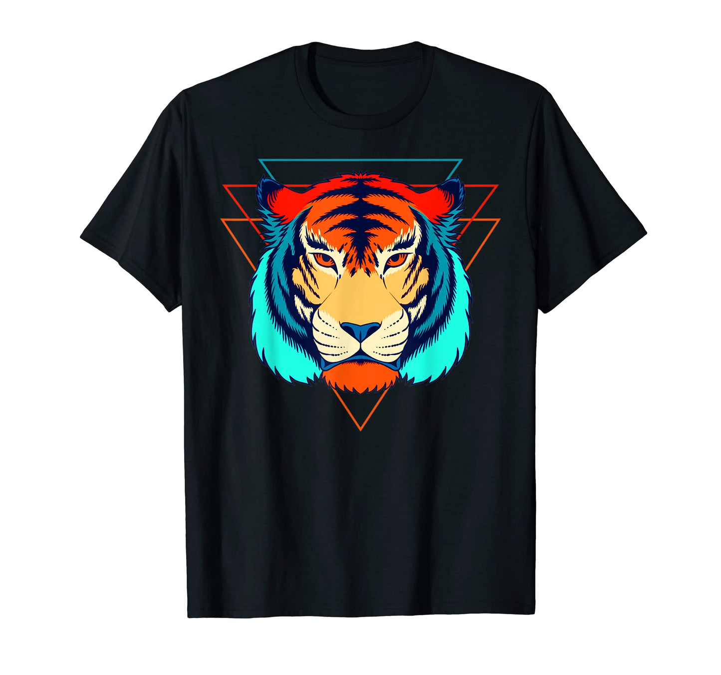 Tiger Vaporwave Retrowave Aesthetic T-Shirt - Trendy Graphic Men Women - T-Shirt, Sweatshirt, Hoodie
