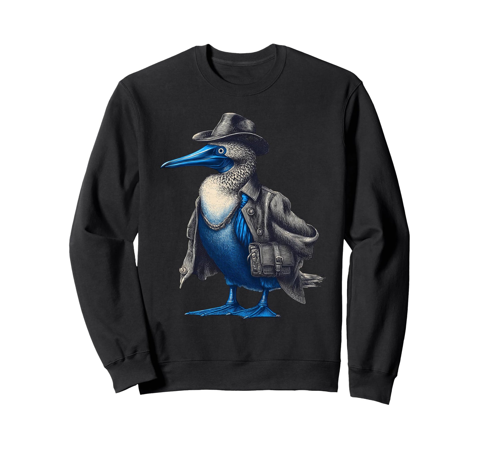Blue Footed Booby Cowboy Cowgirl Sweatshirt - Novelty Apparel for Adults - T-Shirt, Sweatshirt, Hoodie